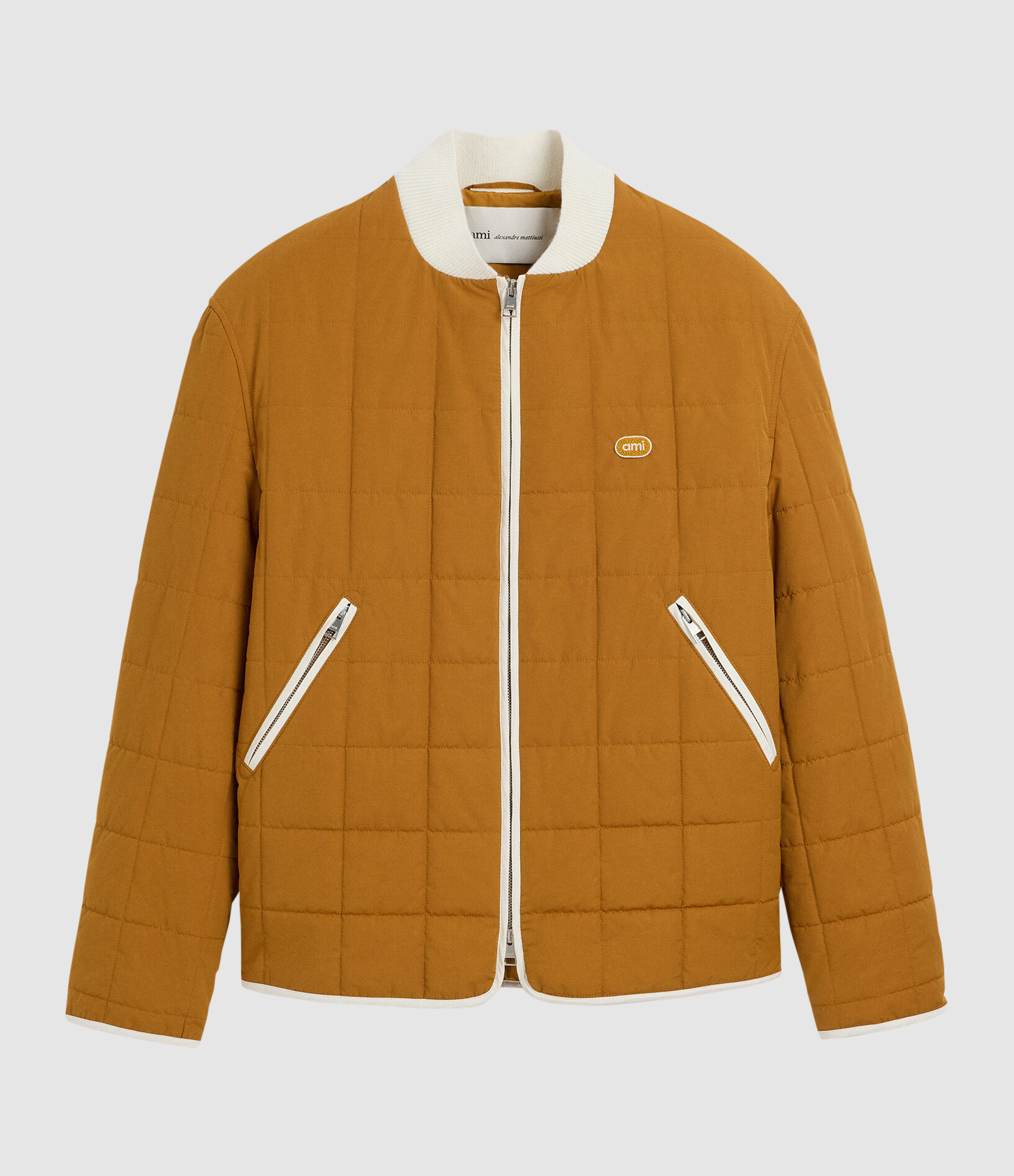 Veste Ami Padded Zipped Cumin