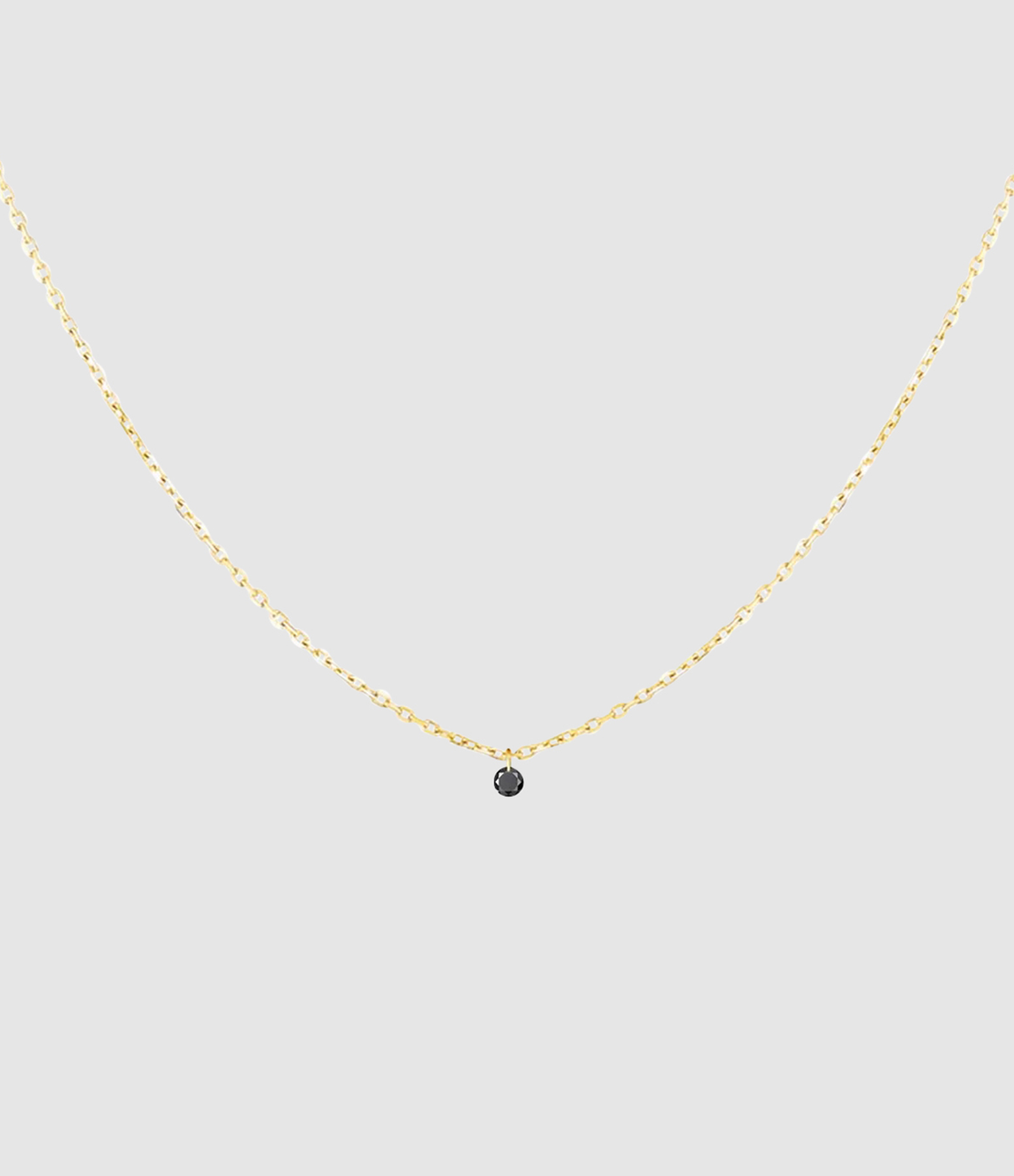Collier Coeur 360° Diamant 0.15 Or Jaune