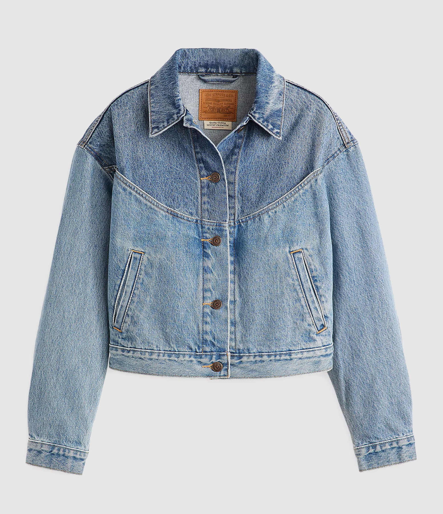 Veste Trucker 90's Shrunken Bleu