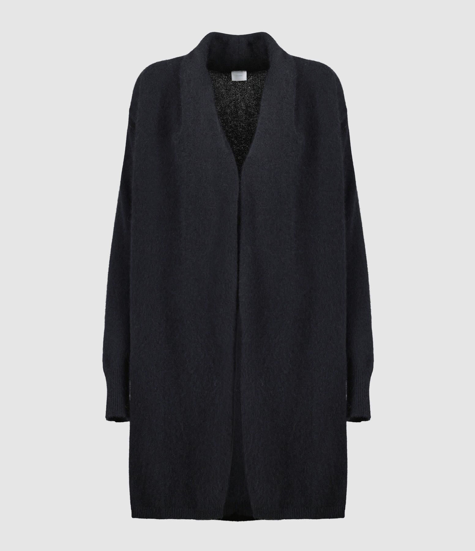 Gilet Laine Col V Noir
