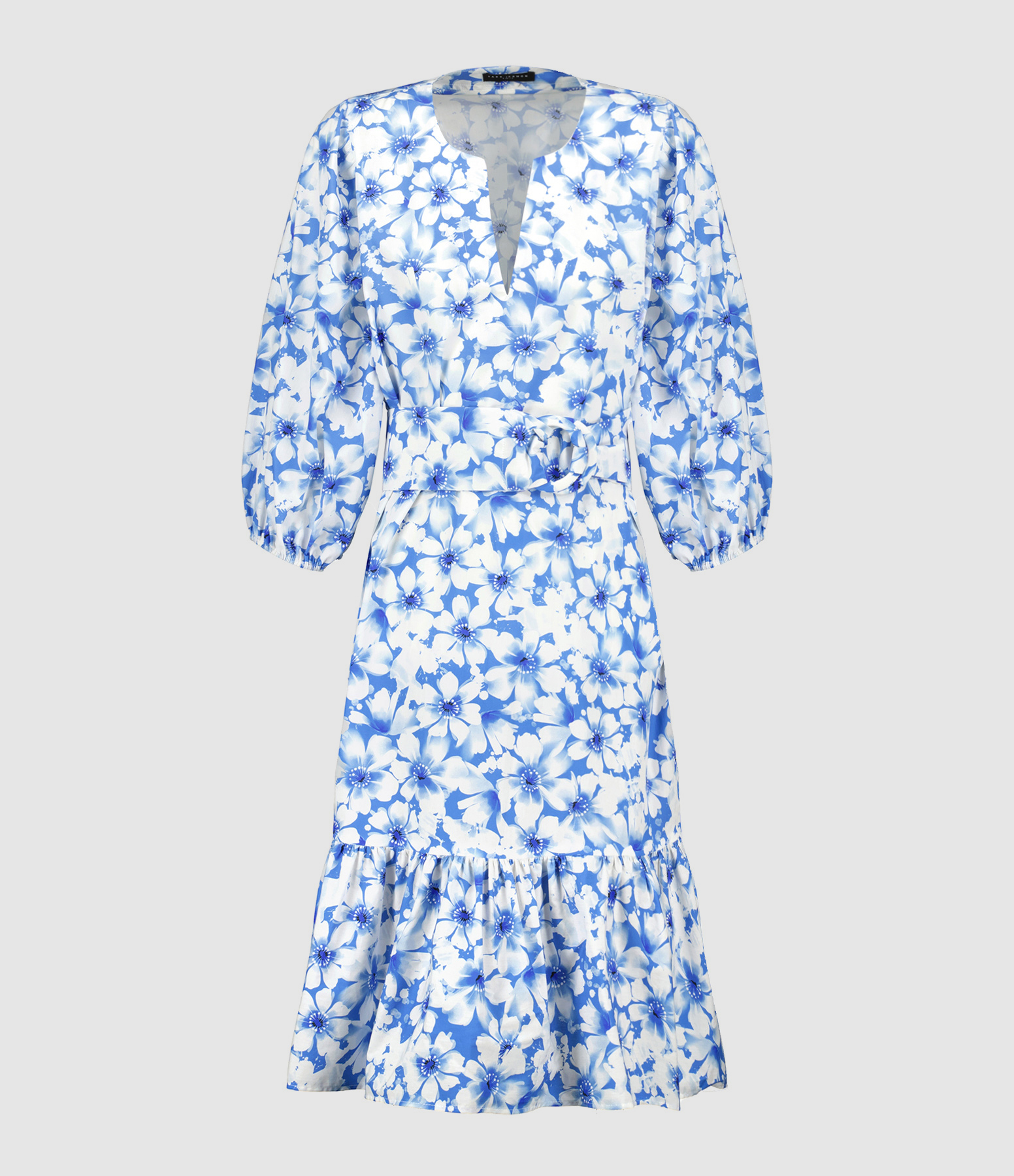 Robe Rosabetta Coton Bleu
