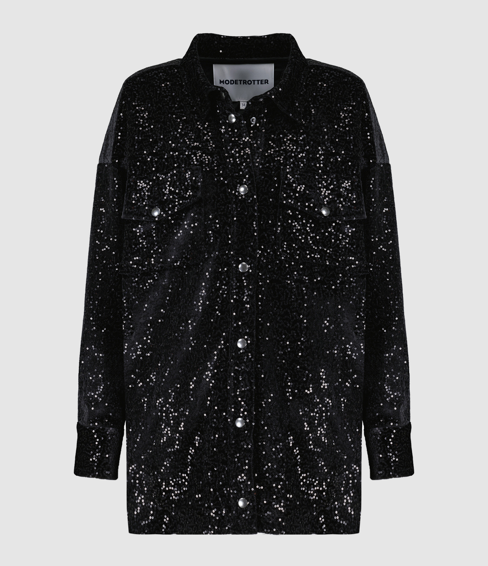 Surchemise Edith Bassi Sequins Noir