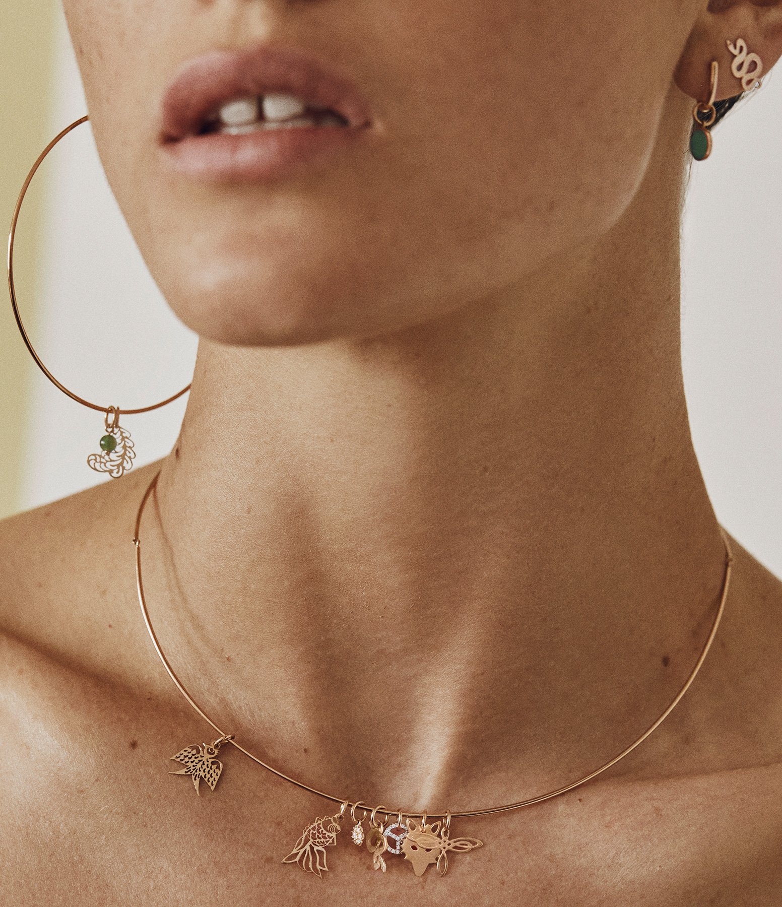 Pendentif Mini Dragonfly Or Rose
