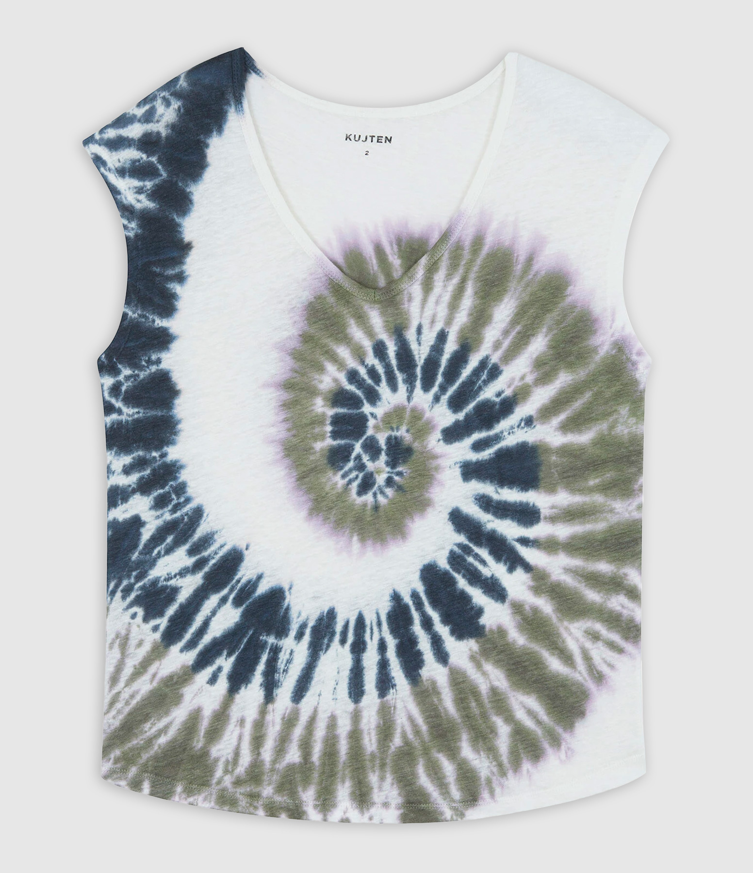 Tee-shirt Karol Sunny Kaki Foncé