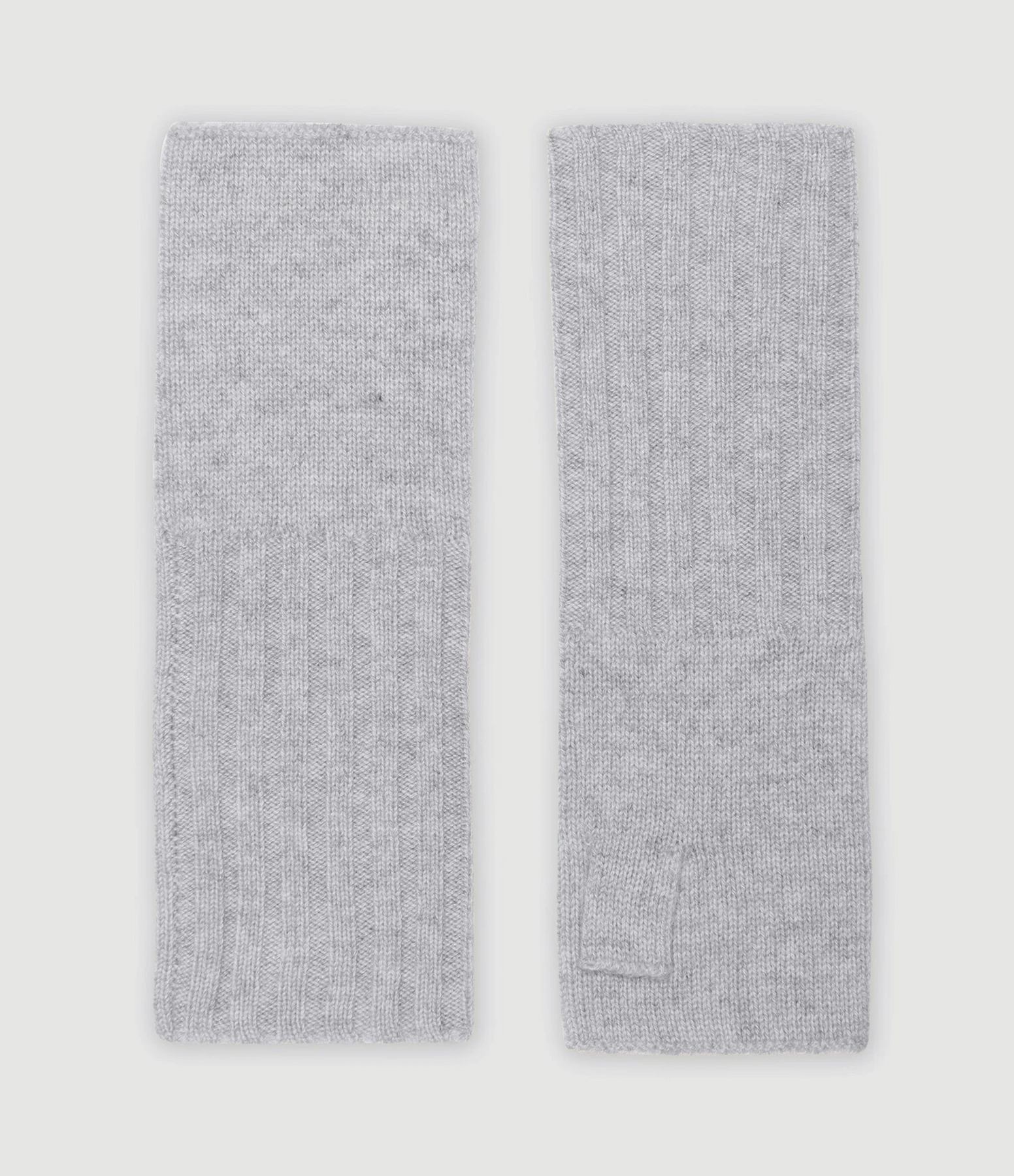 Mitaines Alexine Cachemire Gris Chiné