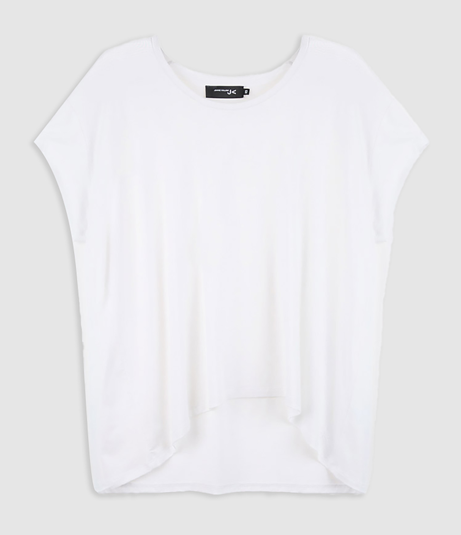 Tee-shirt Bach Col Rond Lyocell Blanc