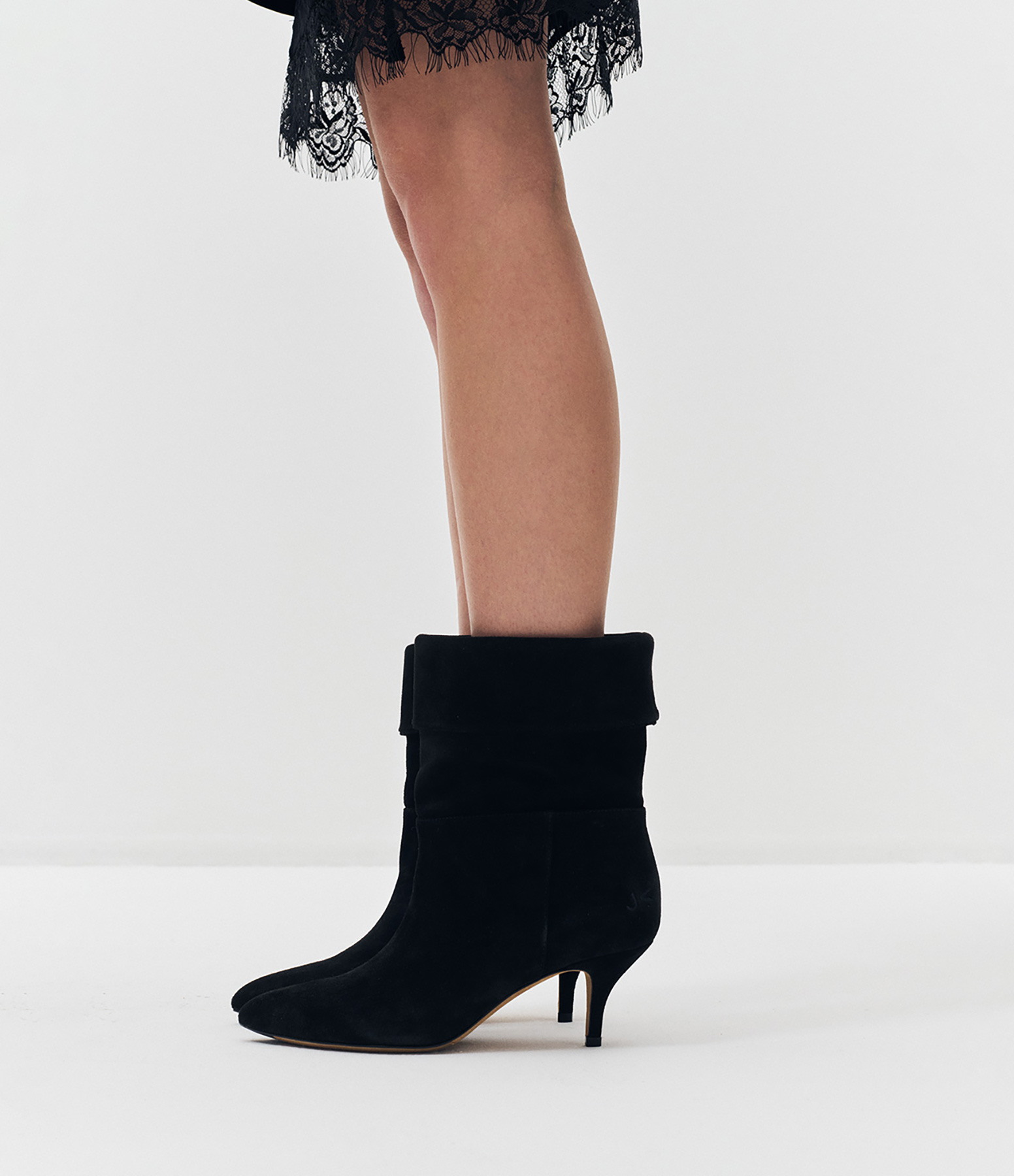 Boots Bobi 60 Cuir Suédé Noir