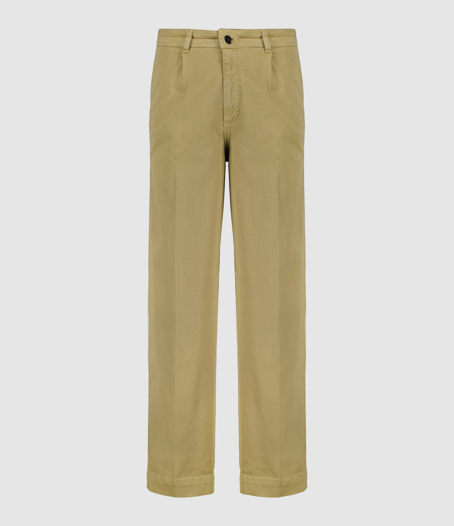 Pantalon Silver Coton Beige Mastic