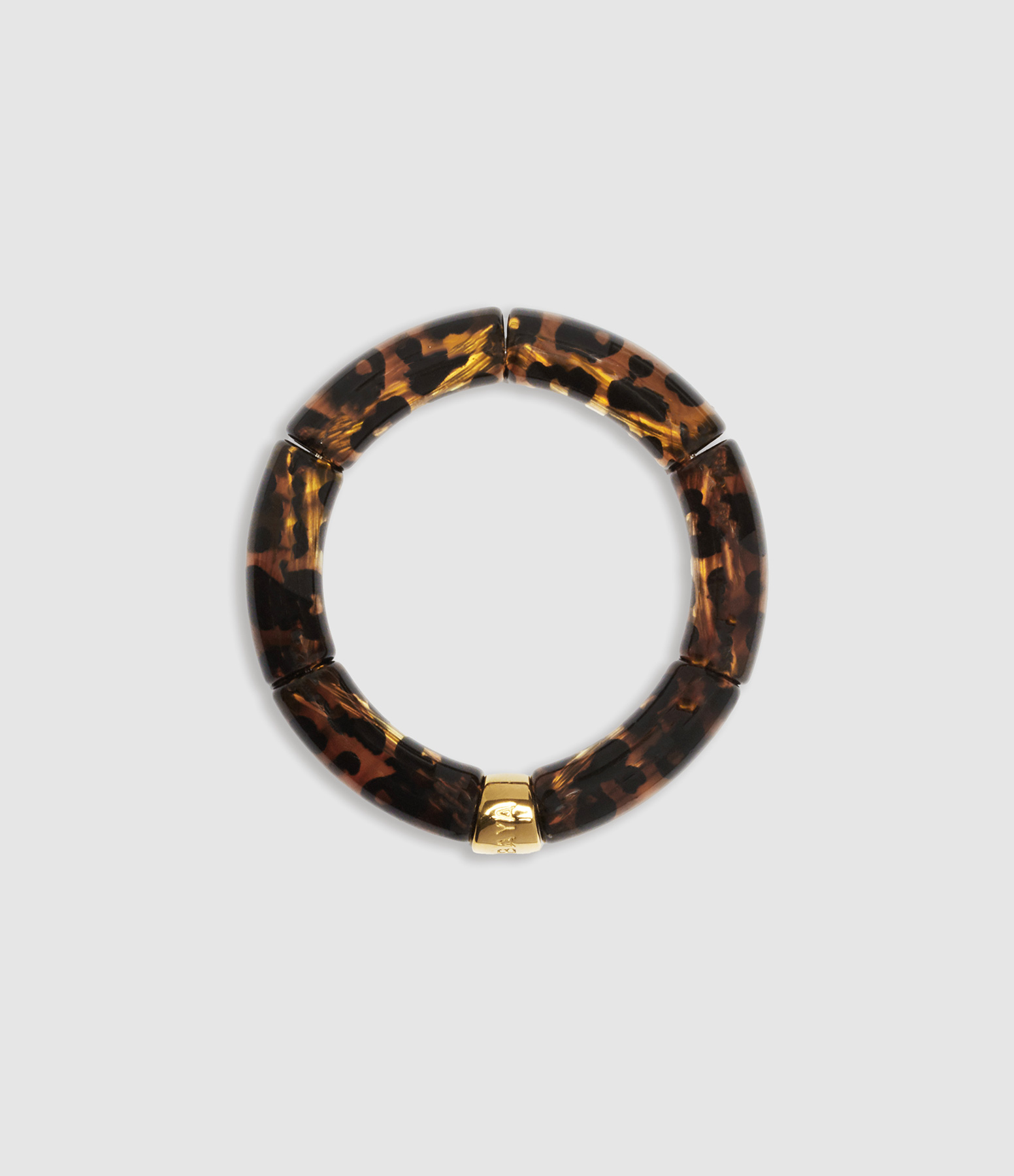 Bracelet Graou Léopard, Collaboration Jeanne Vouland x Parabaya