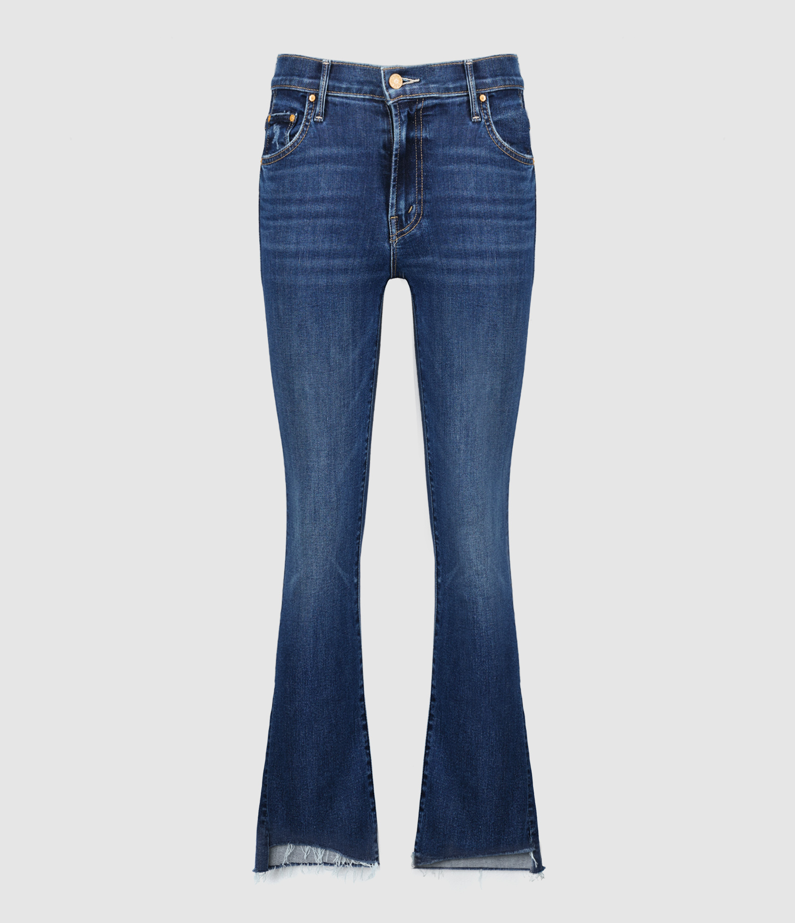 Jean The Insider Crop Step Fray Teaming Up Bleu