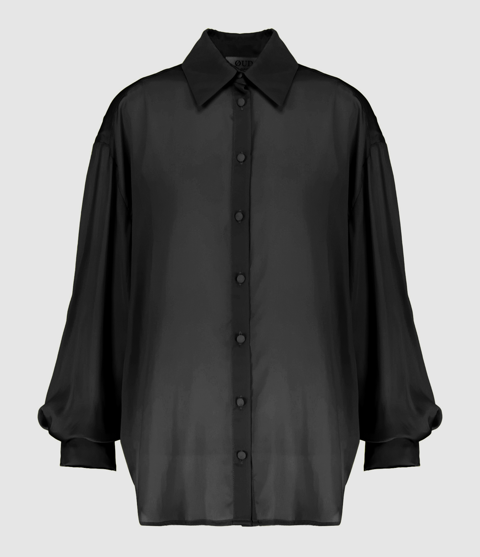 Chemise Kristen Mousseline Soie Noir