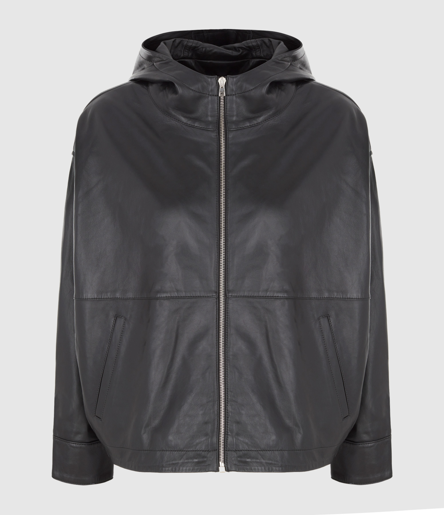 Veste Cuir Noir