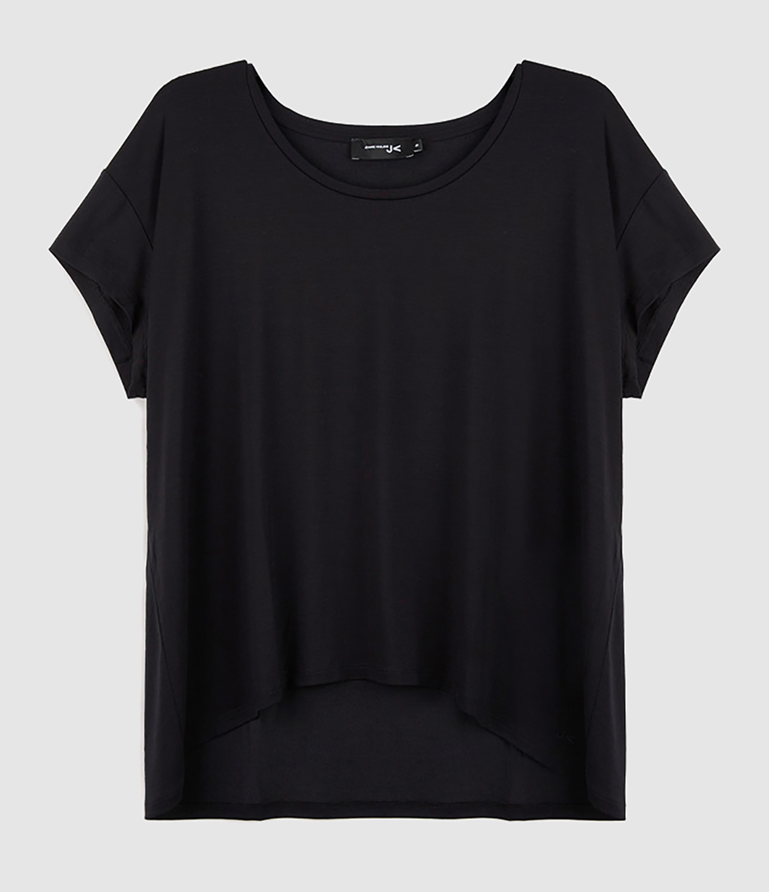 Tee-shirt Bach Col Rond Lyocell Noir