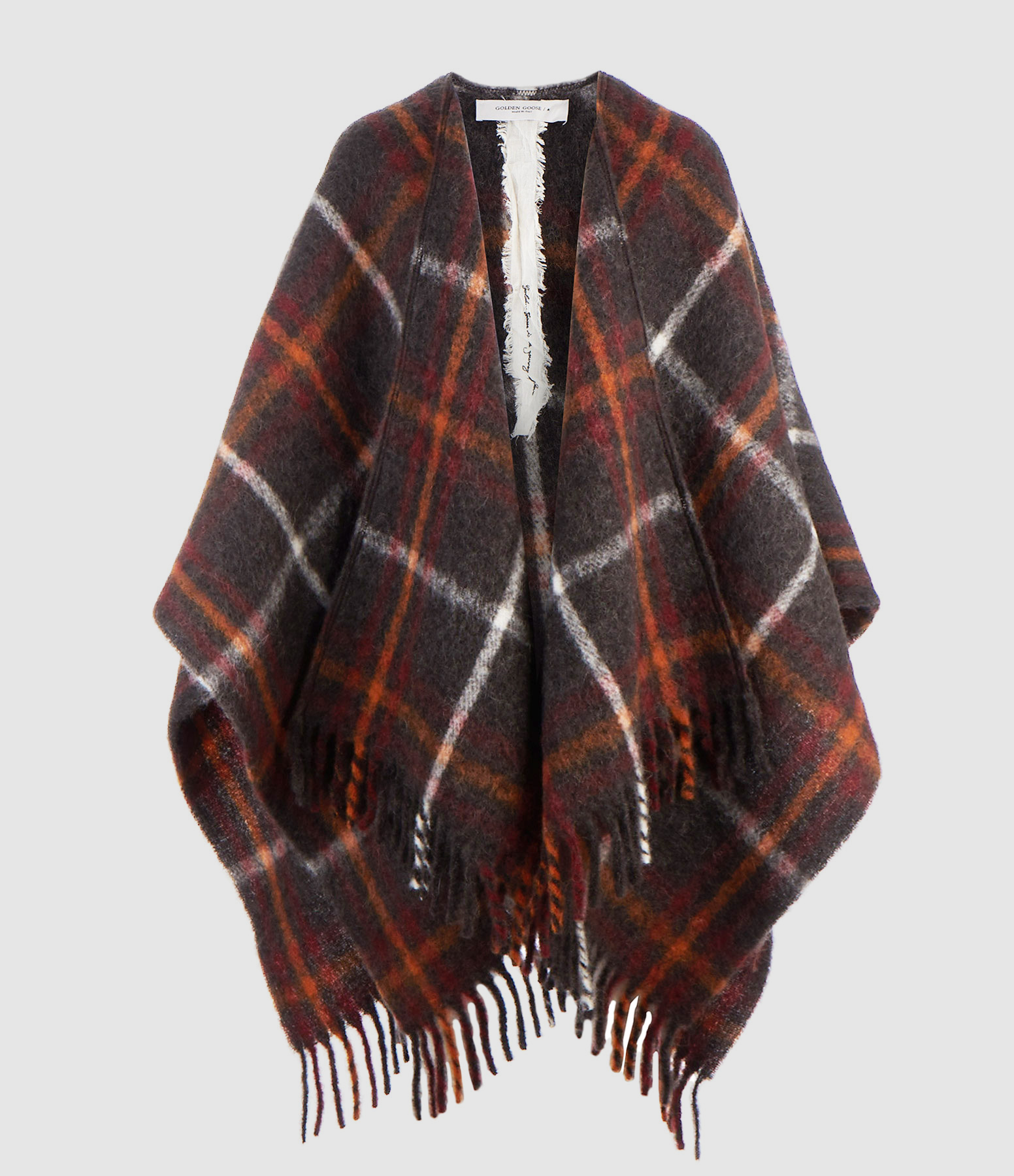 Poncho Davie Laine Multicolore
