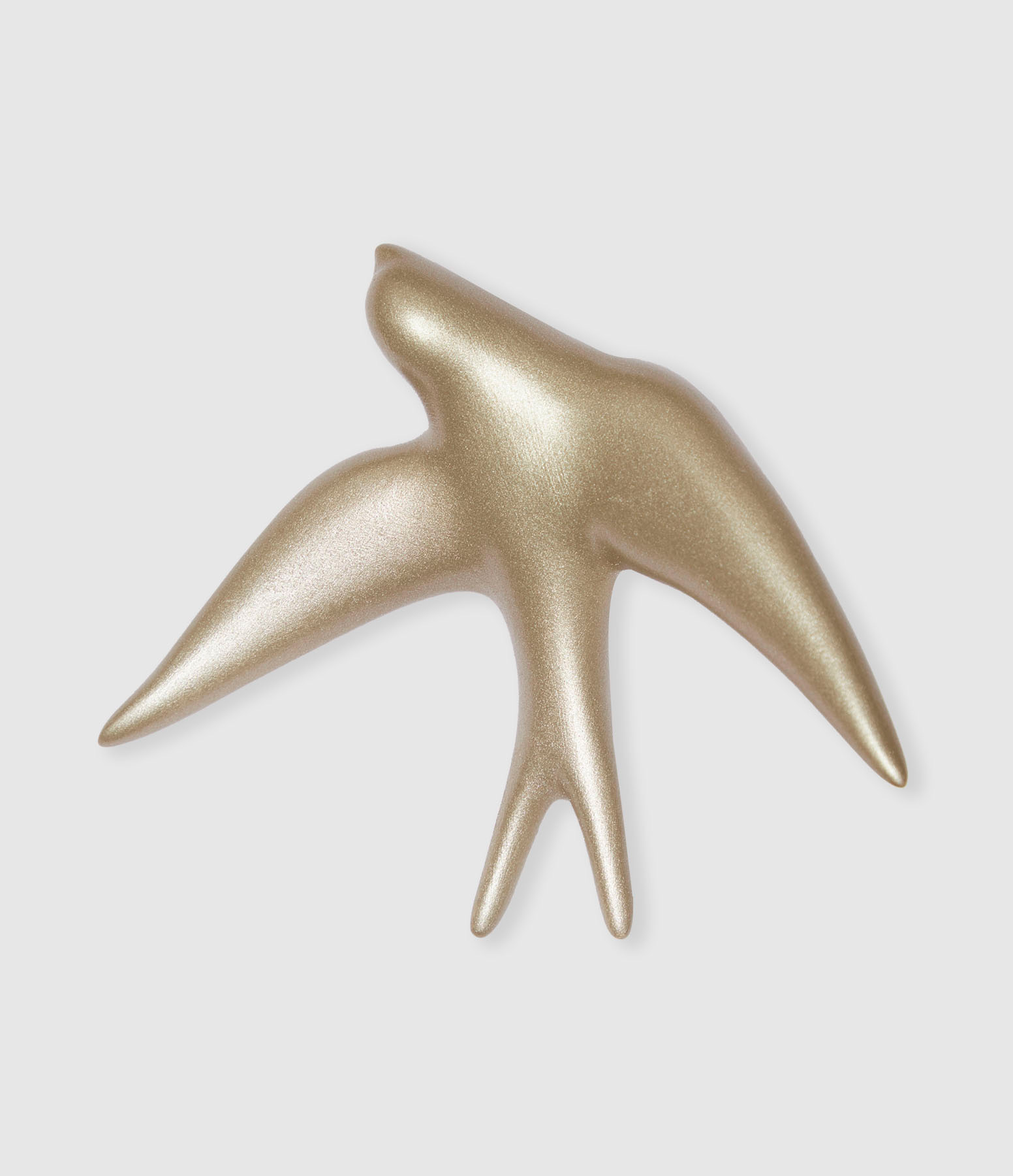 Hirondelle Volage Céramique Doré