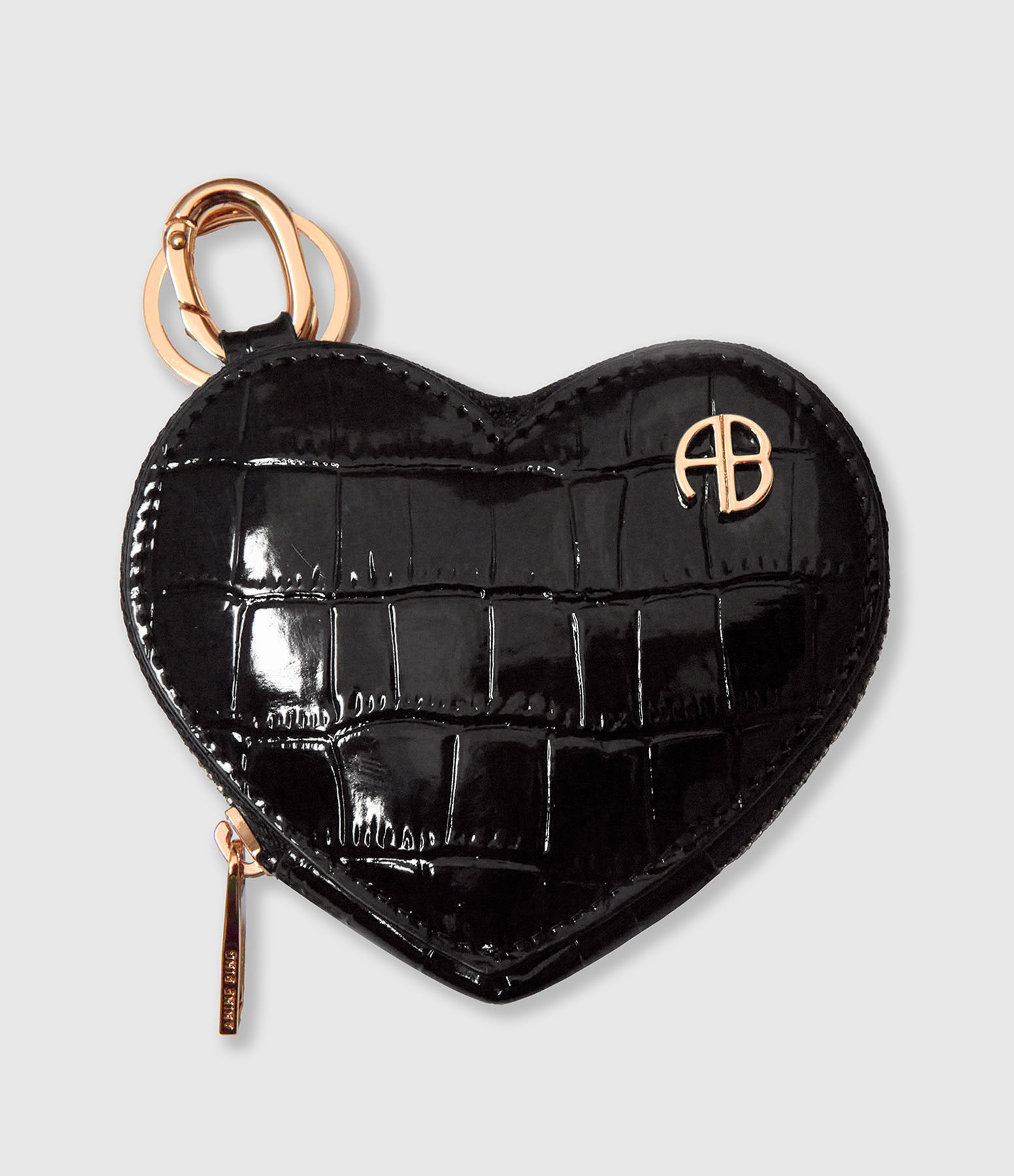 Porte-Monnaie Harriett Coin Black Embossed