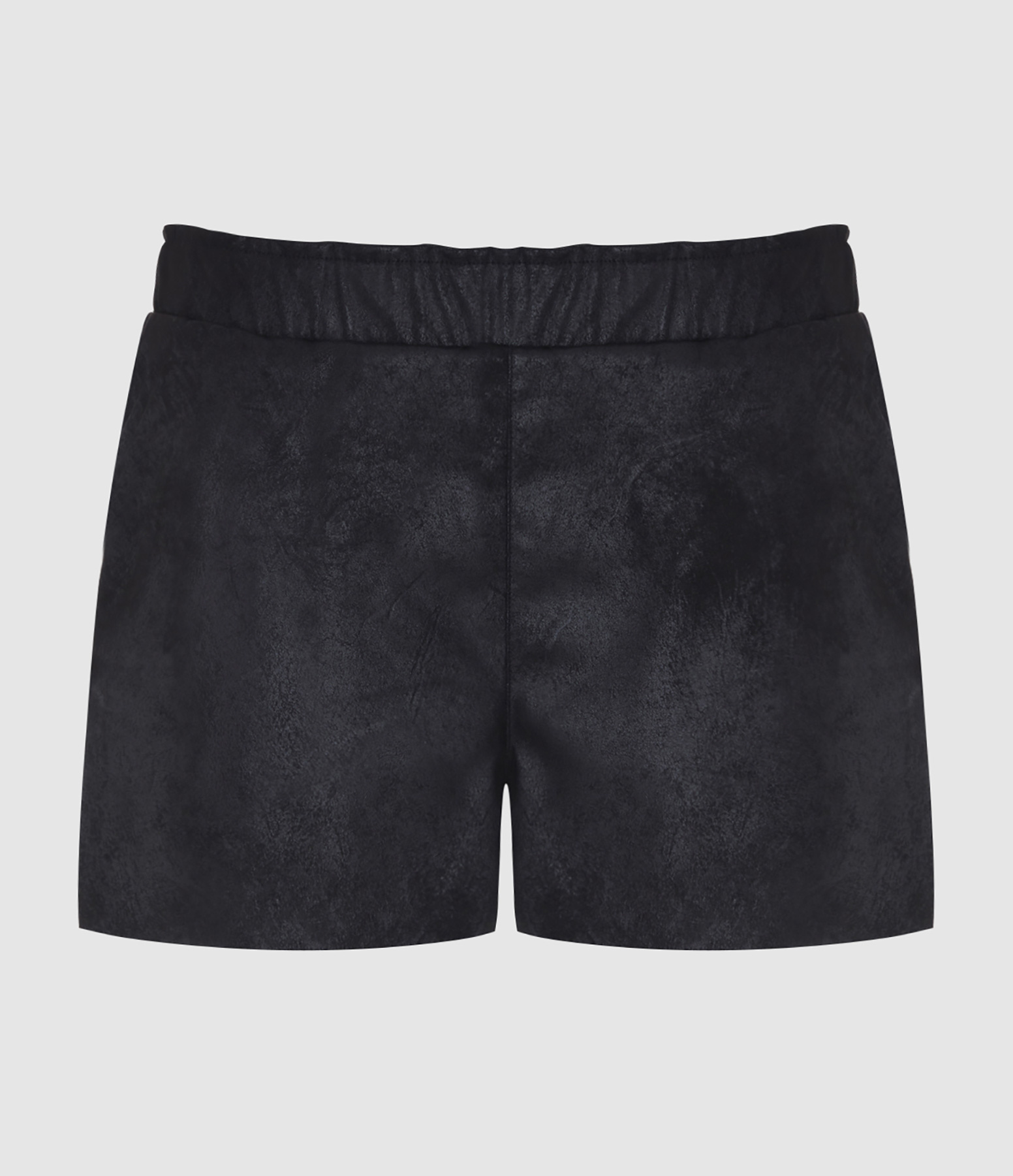 Short Court Vegan Suede Noir