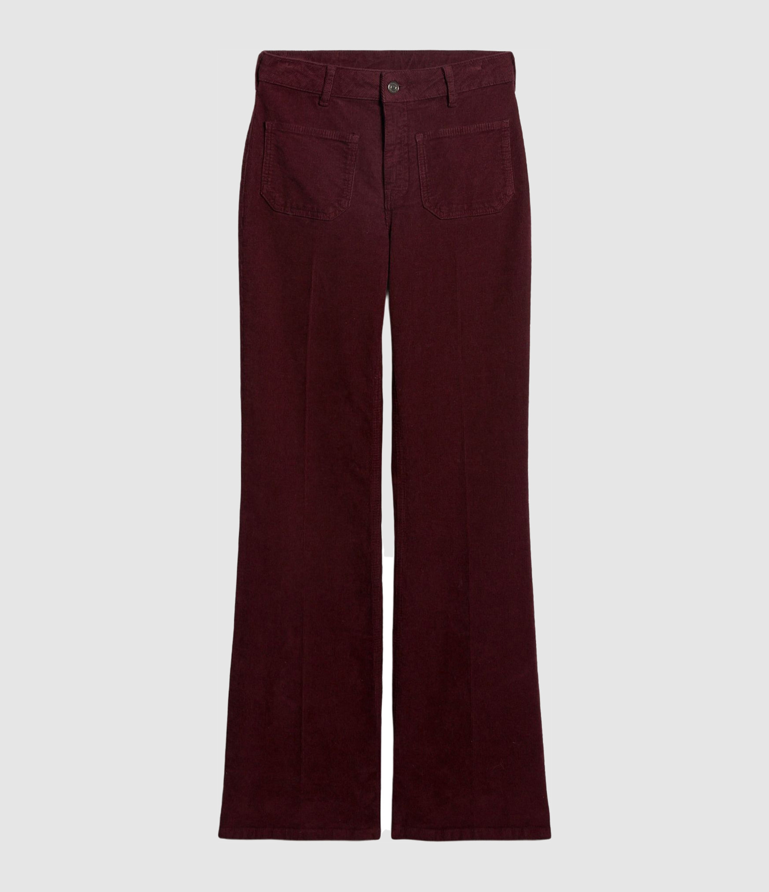 Pantalon Flare Dompay Bordeaux