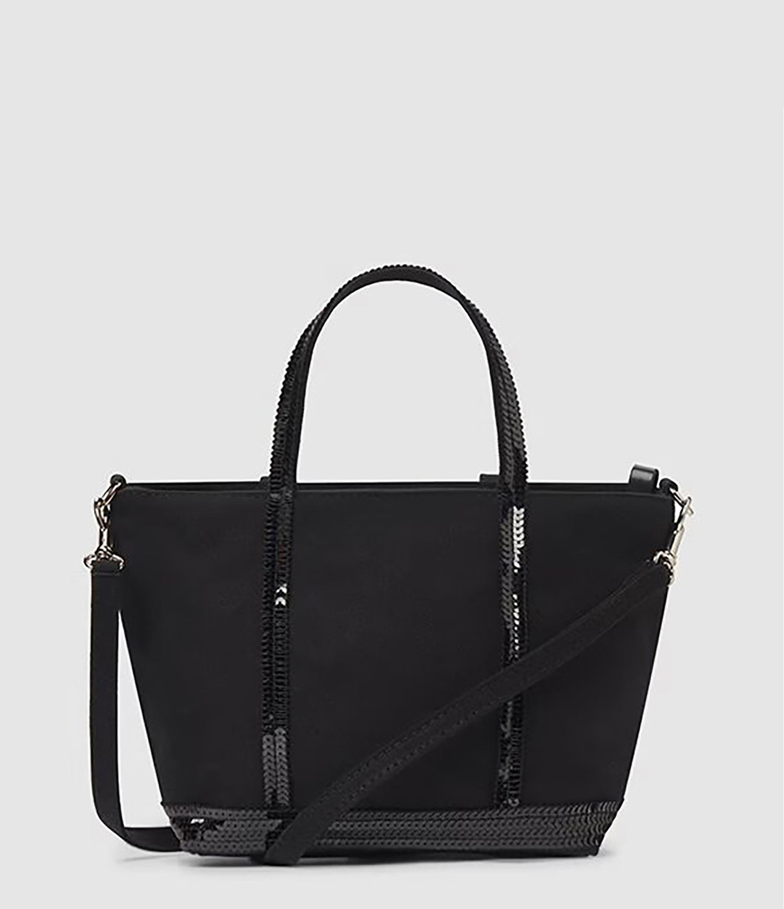 Cabas XS Toile Zippé Noir