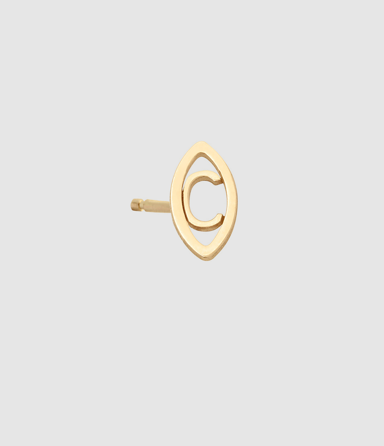 Boucle d'oreille Iris Or Jaune (vendue à l'unité)