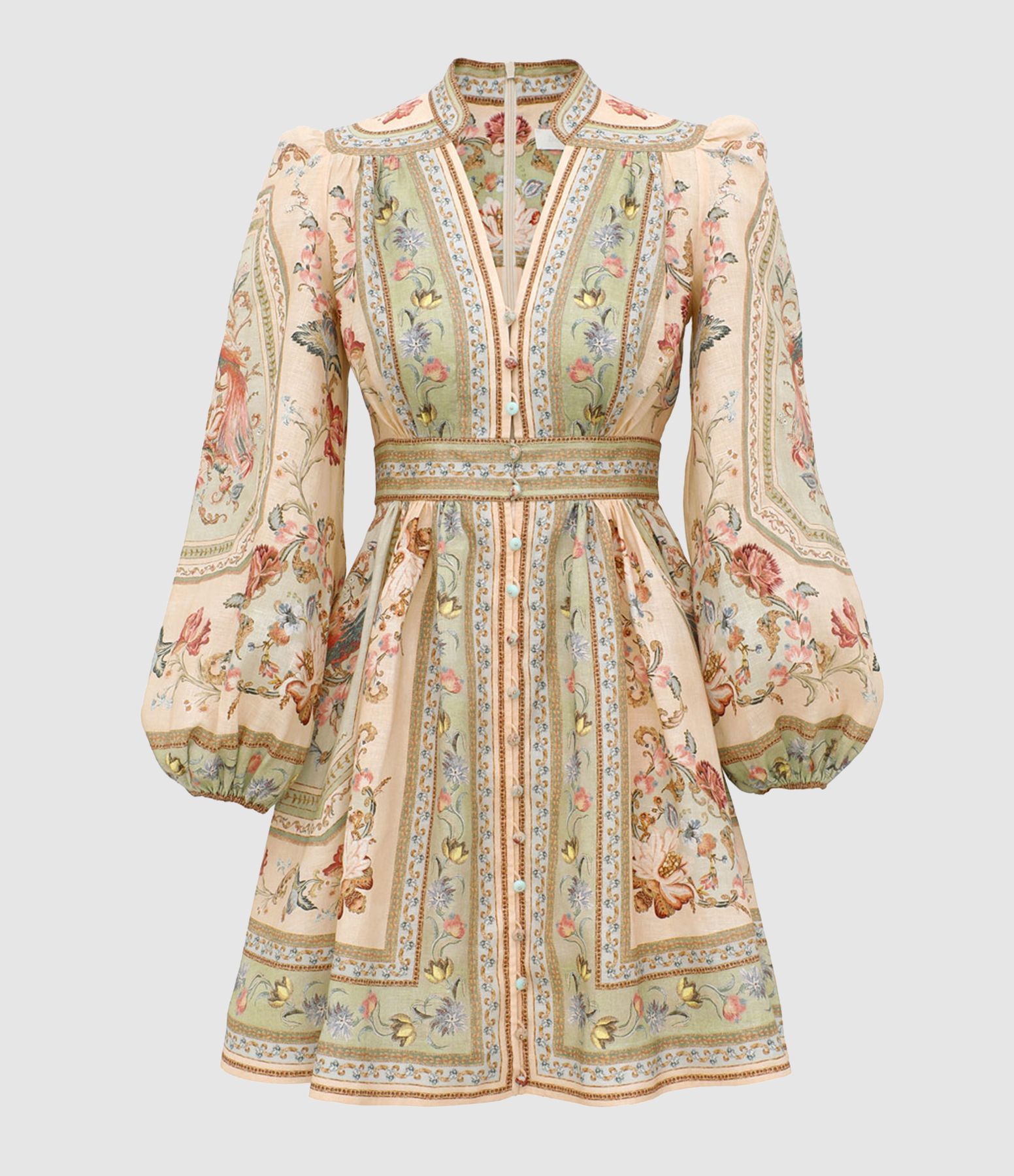Robe Sage Tapestry Floral