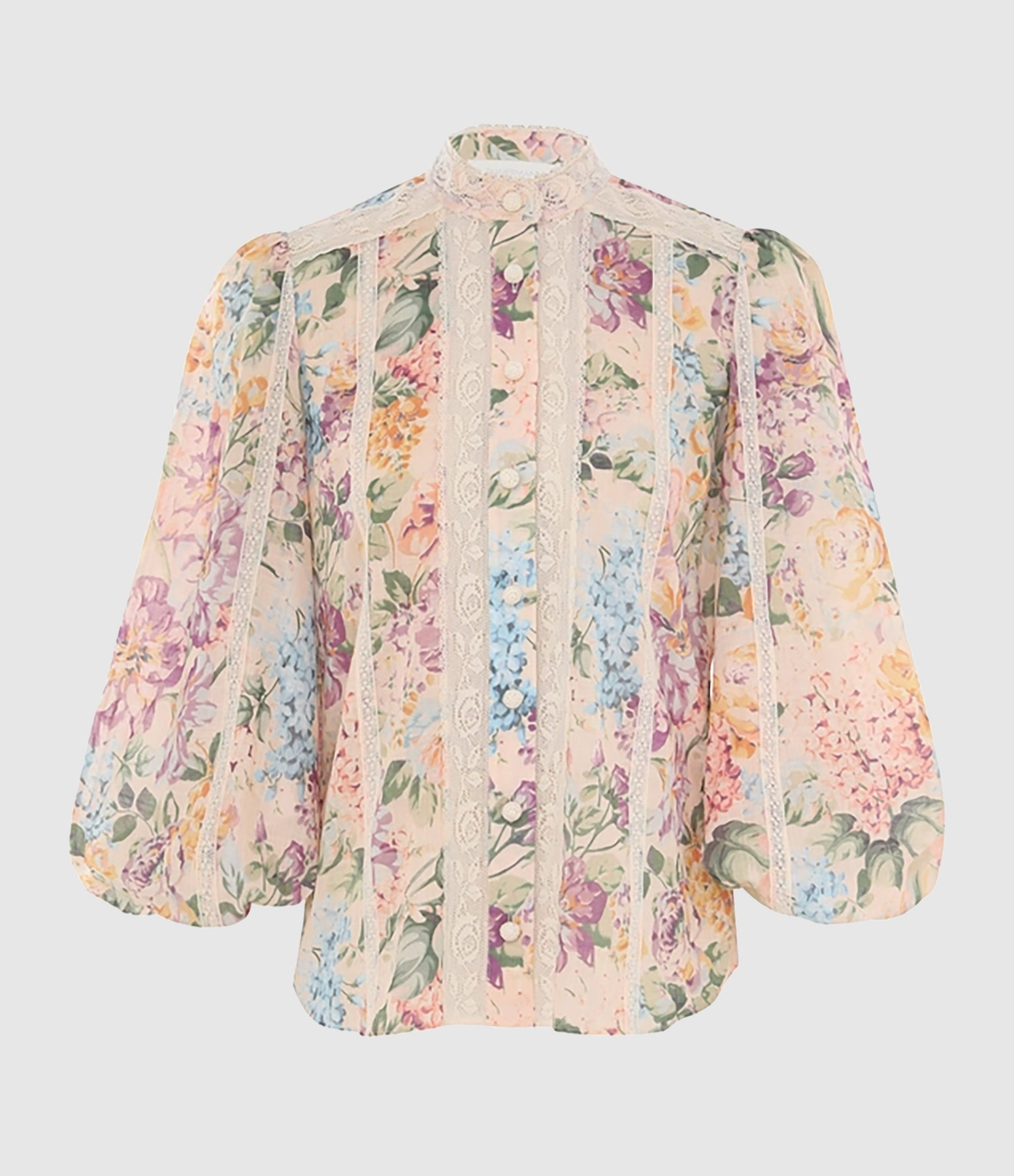 Blouse Halliday Multi Watercolour Floral