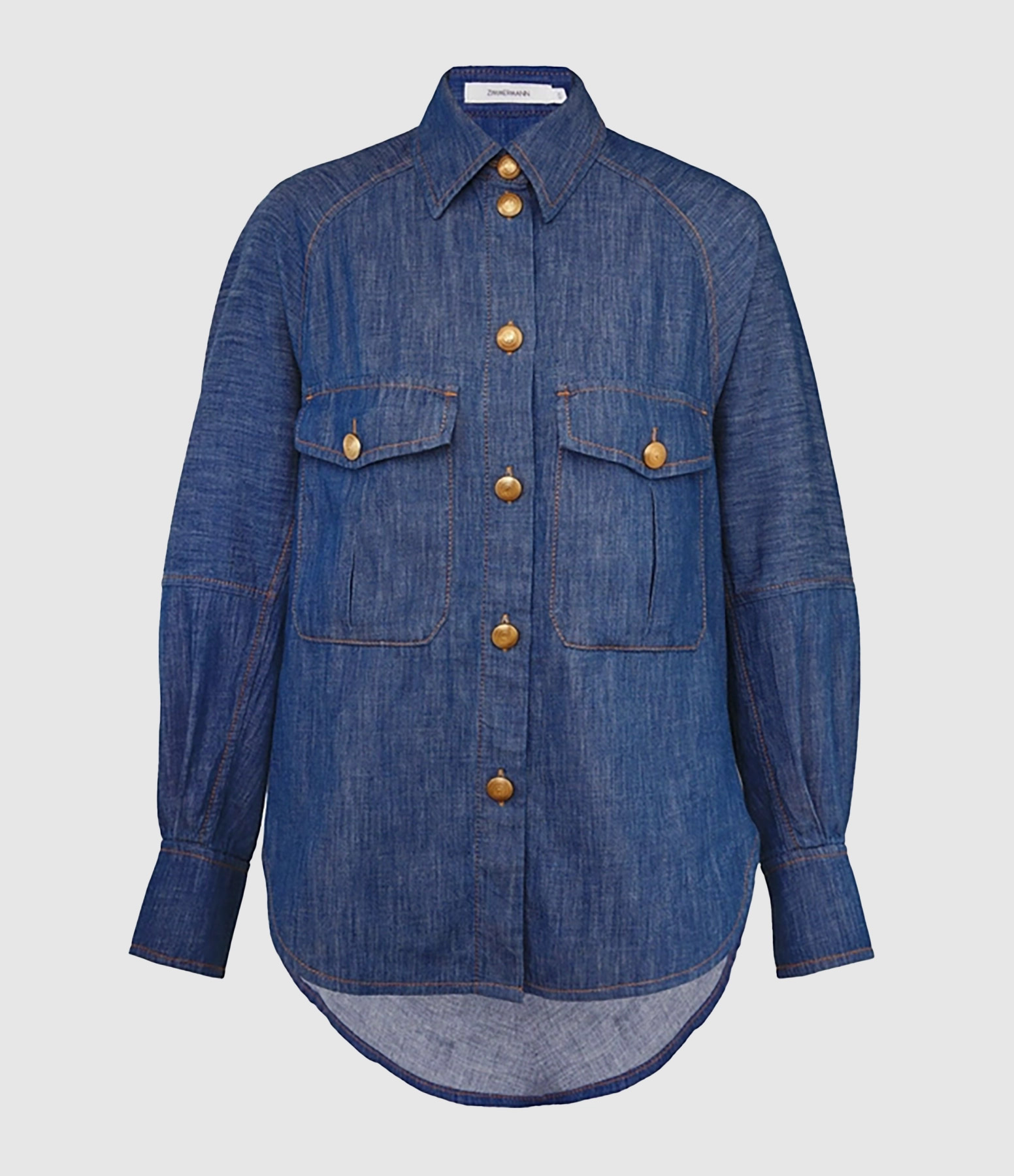 Chemise Raglan Railway Blue