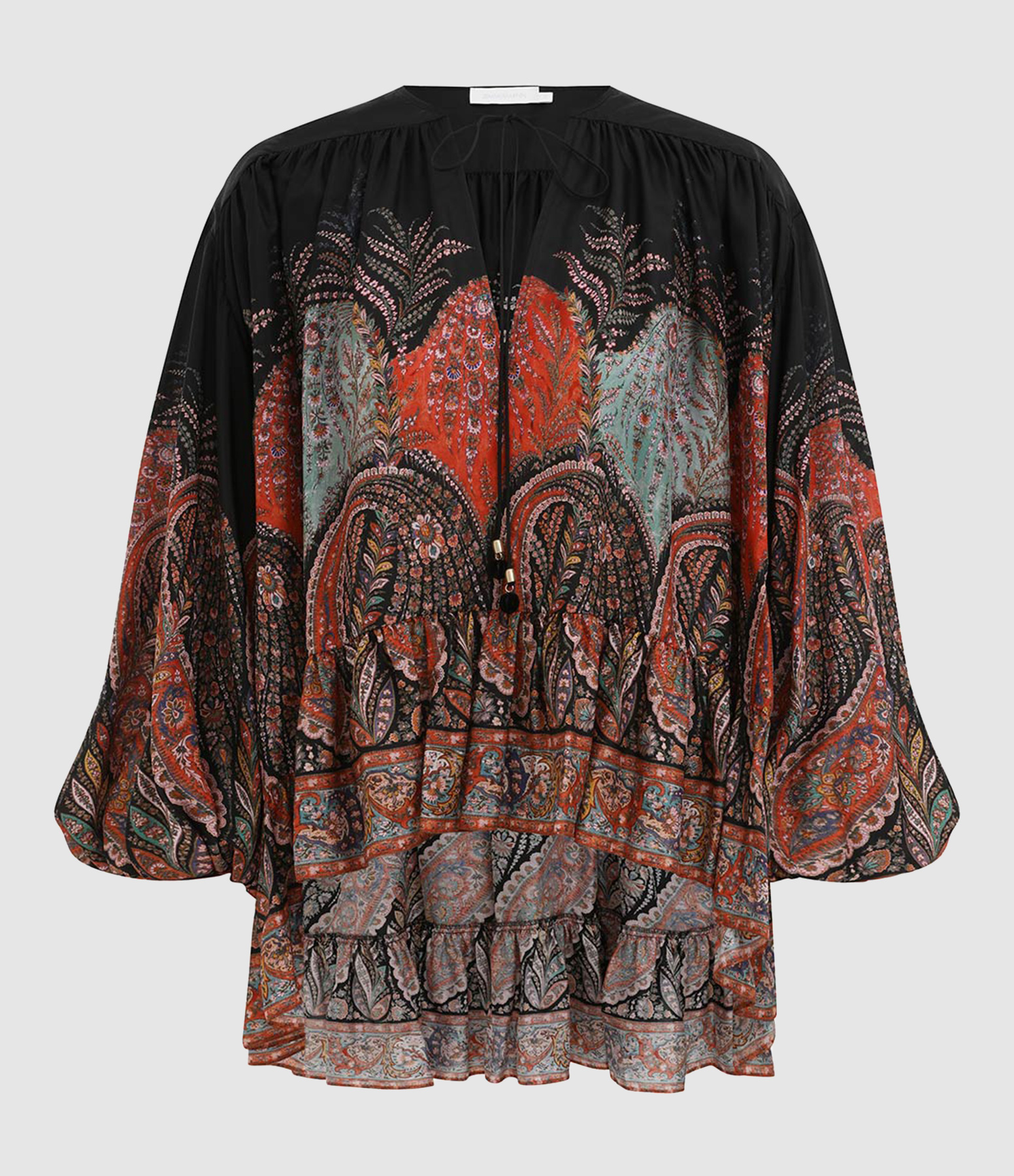 Blouse Rhiannon  Black Paisley
