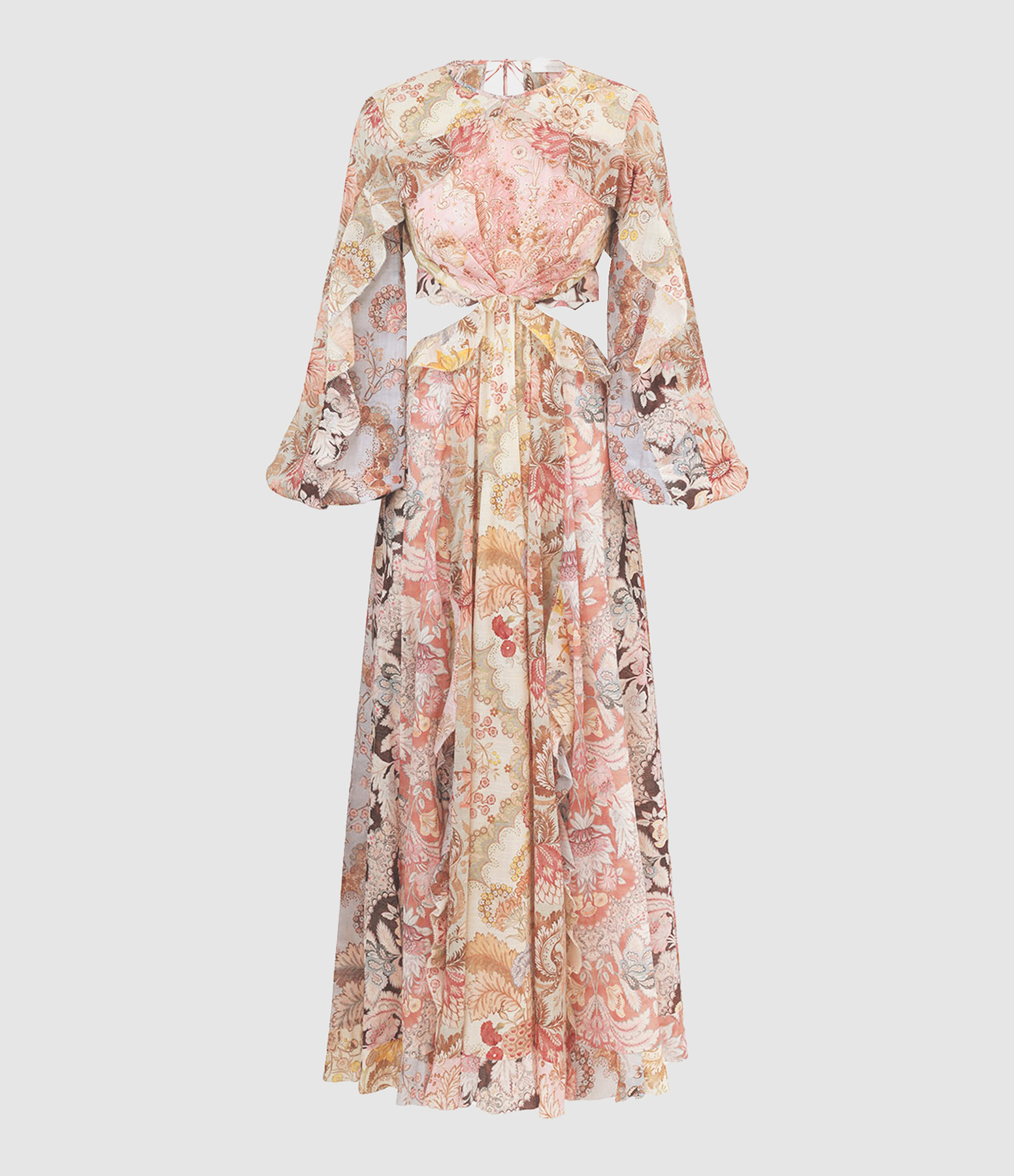 Robe Daylight Billow Dress Spliced Print