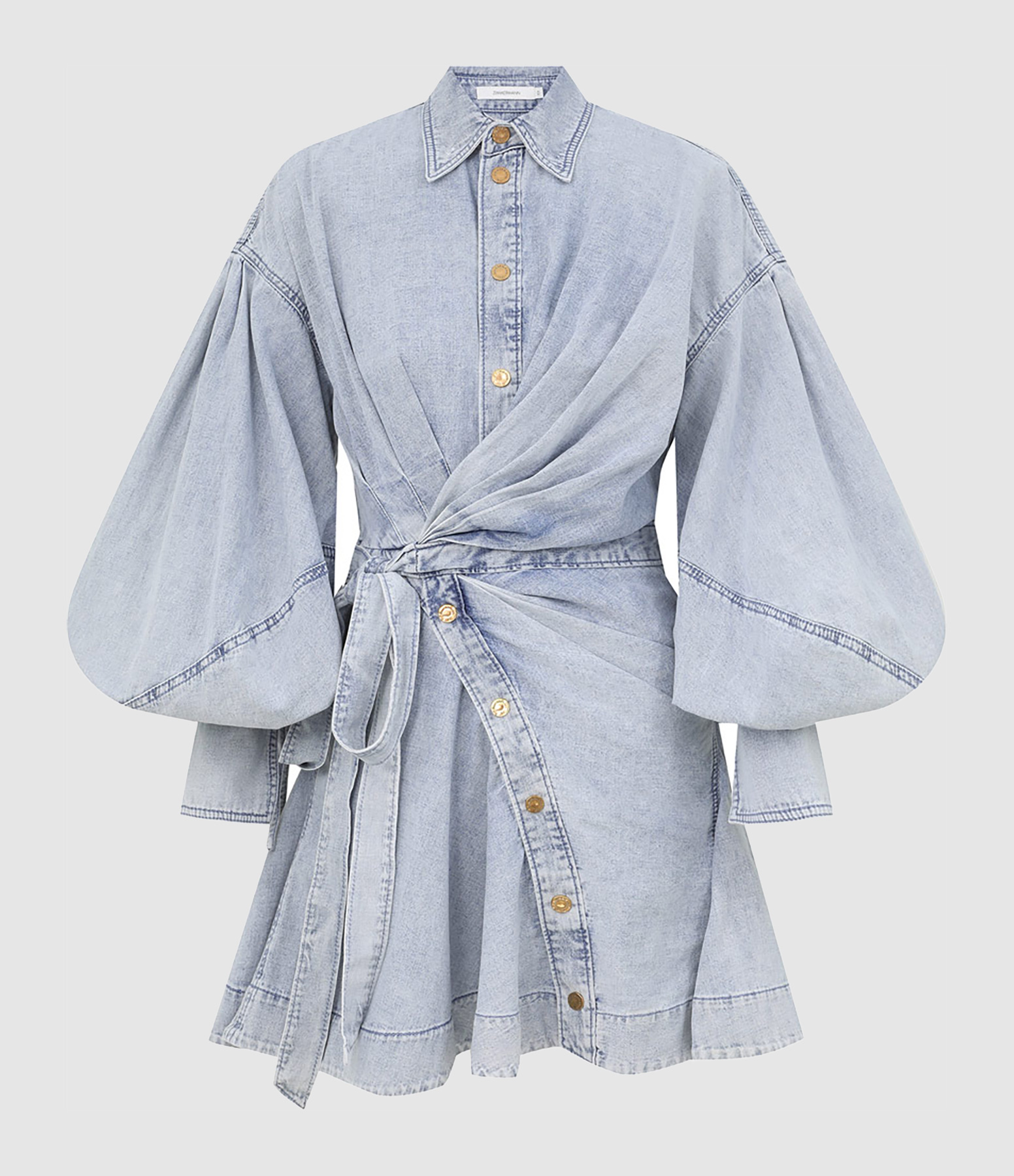 Robe Rebellion Denim Wrap Mini Castaway