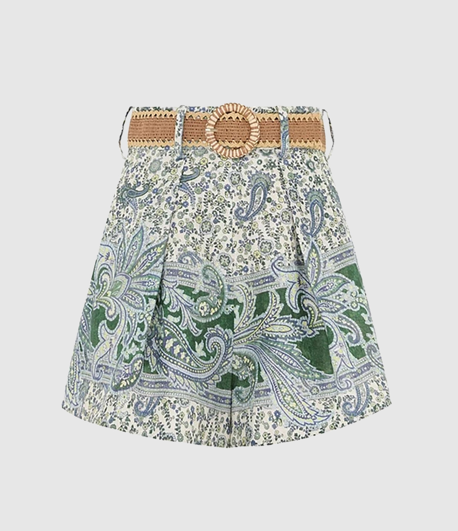 Short Court Ottie Lin Green Paisley
