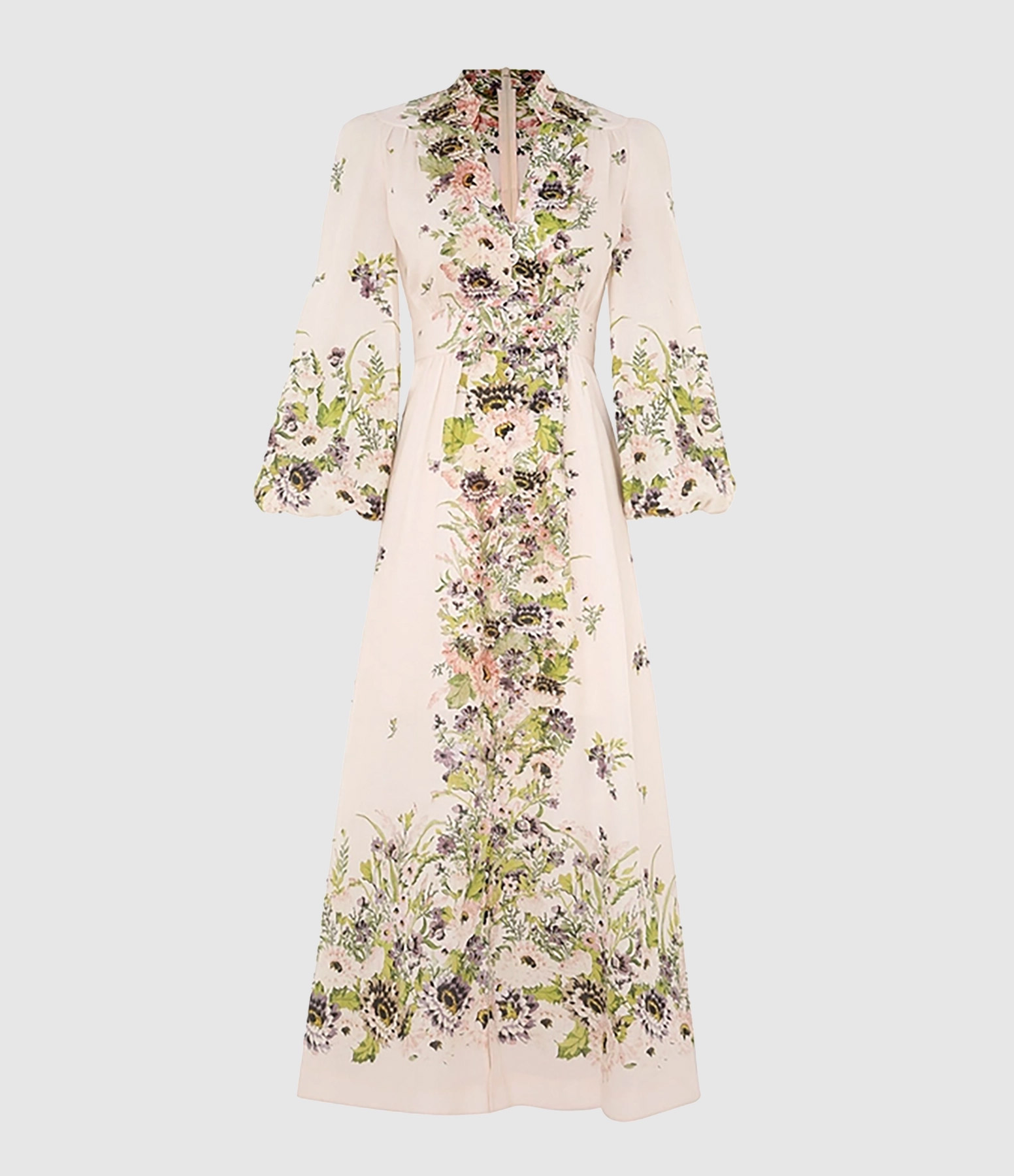 Robe Longue Halliday Lin Cream Multi Floral