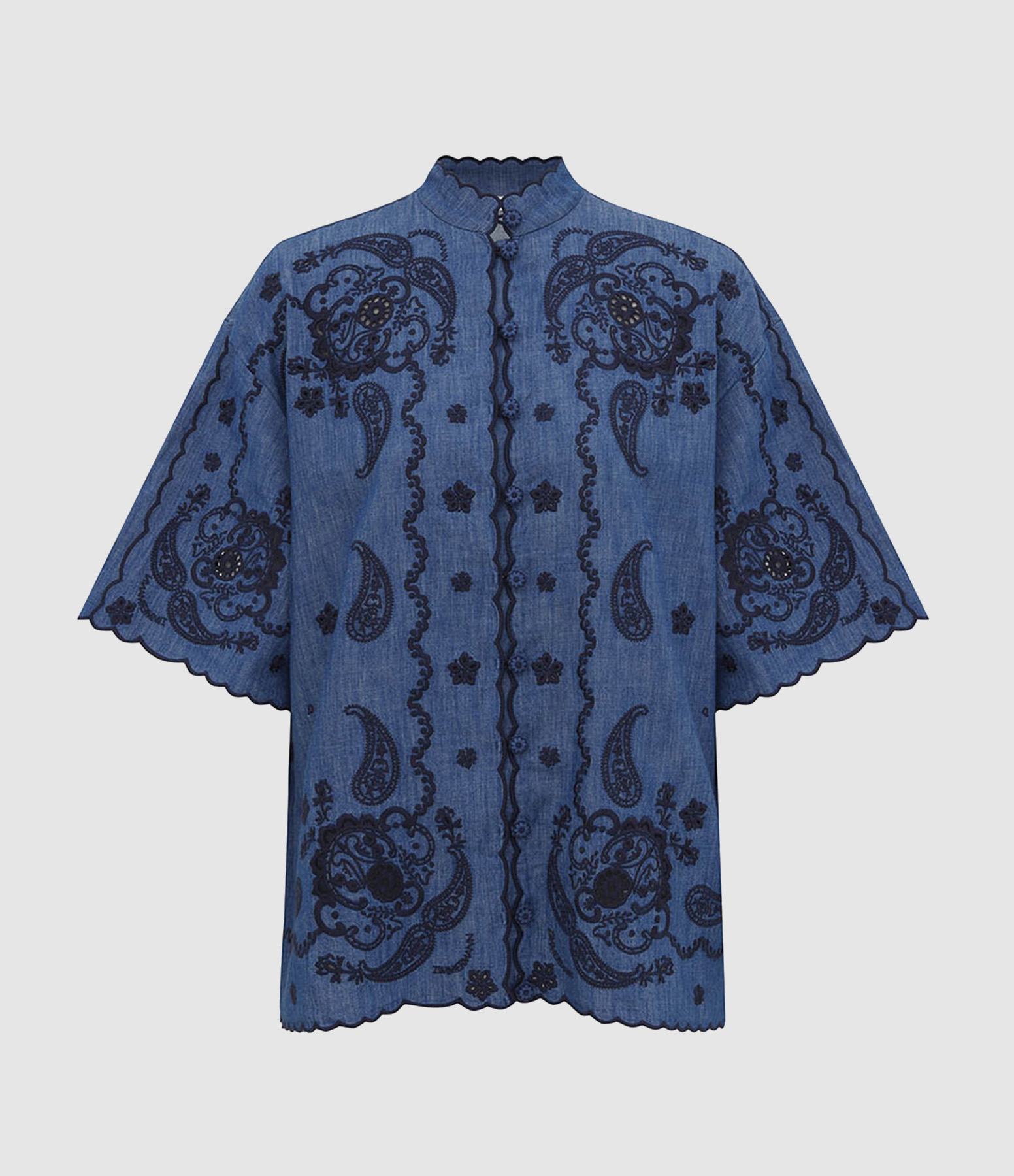 Chemise Railway Blue