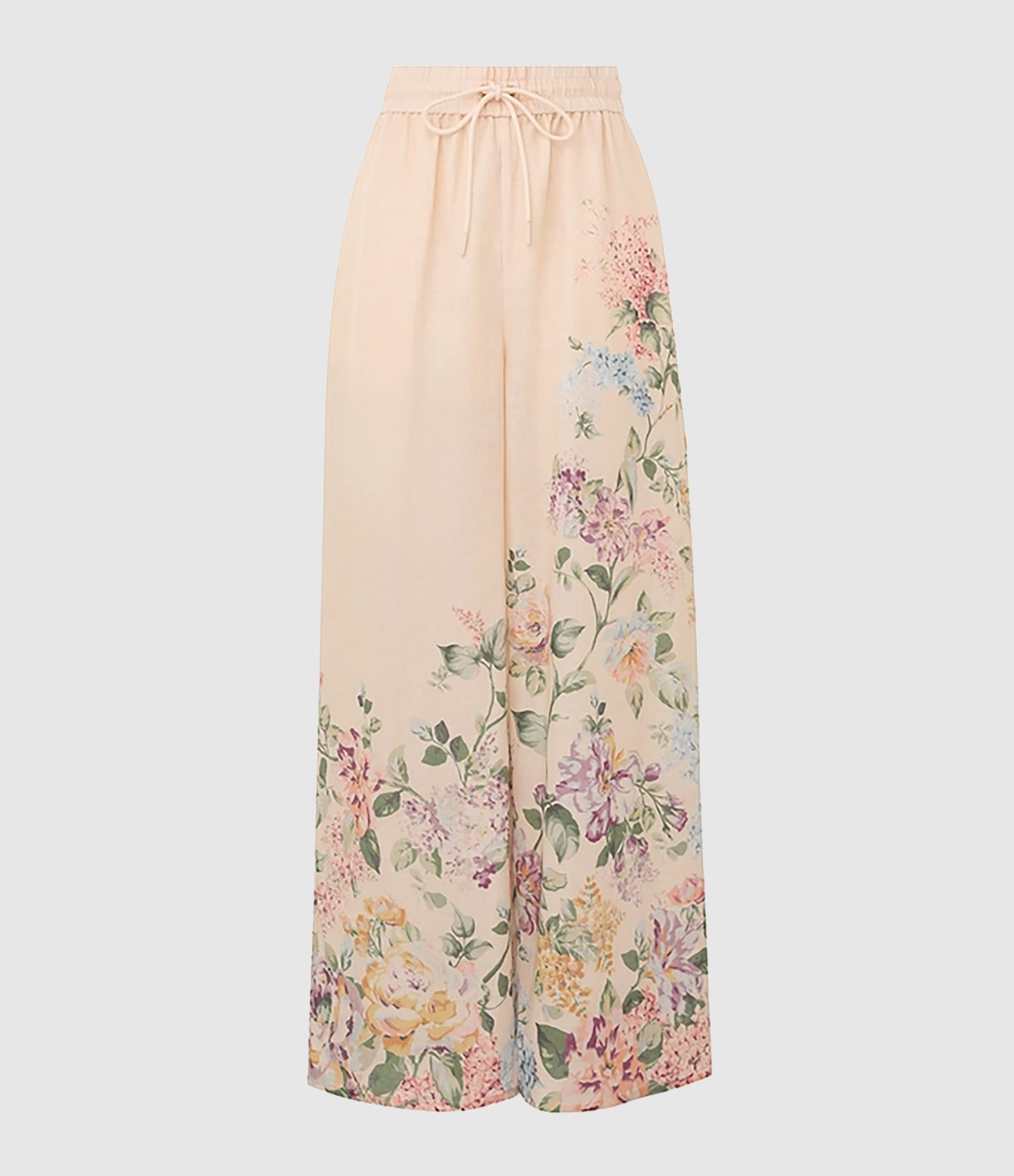 Pantalon Halliday Lin Cream Watercolour Floral