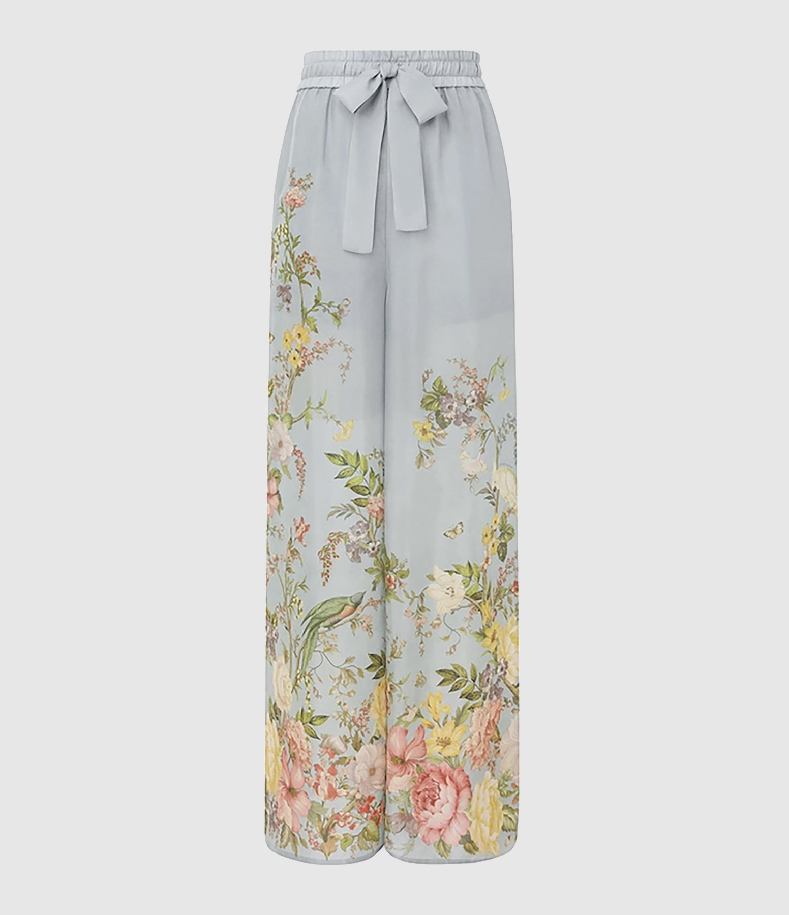 Pantalon Waverly Soie Blue Floral