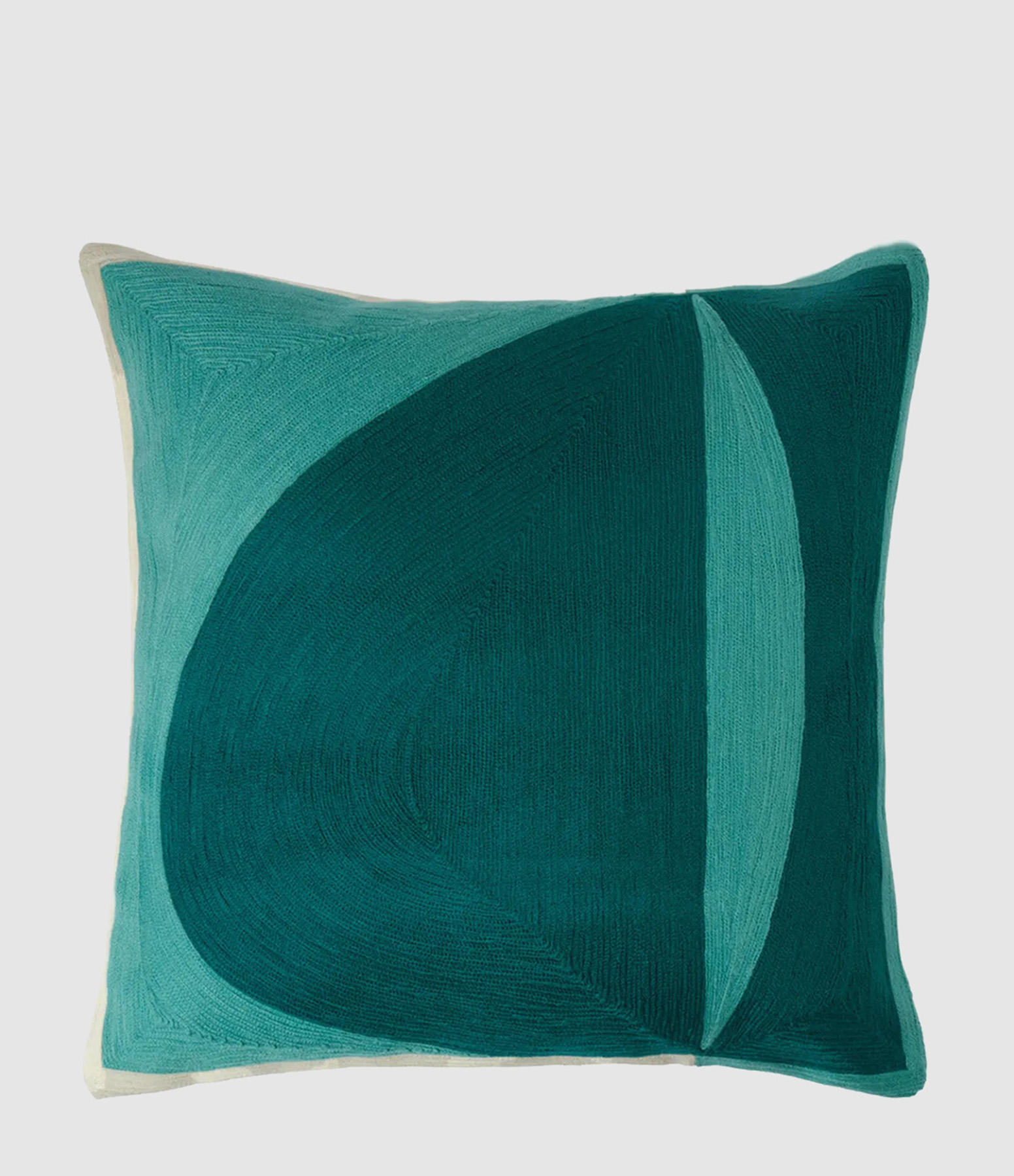 Coussin Abstrait Pin Lagon