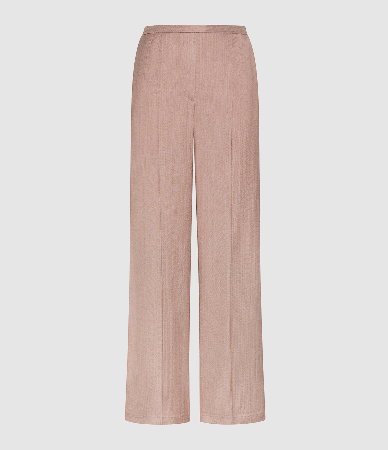 Pantalon Wool Slubbed Poudre