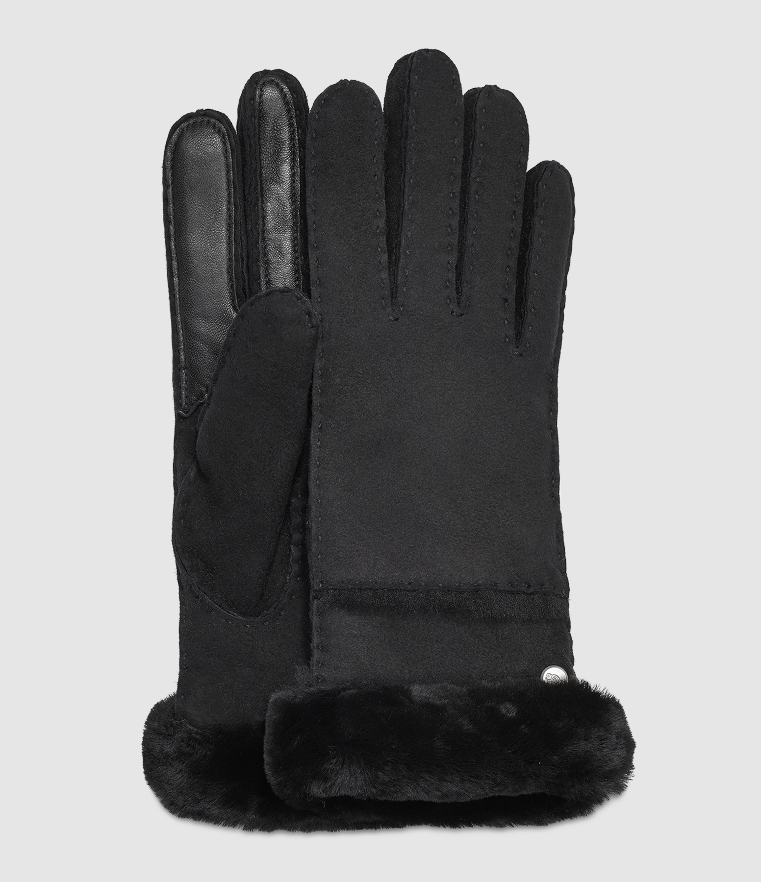 Gants Sheepskin Seamed Glove Black