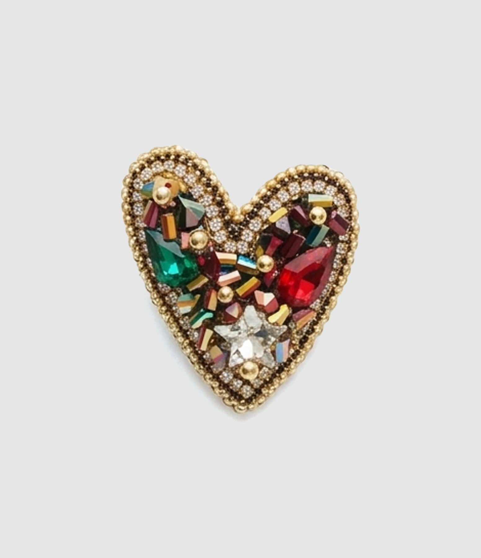 Broche Heart Multi, Capsule Plein Été