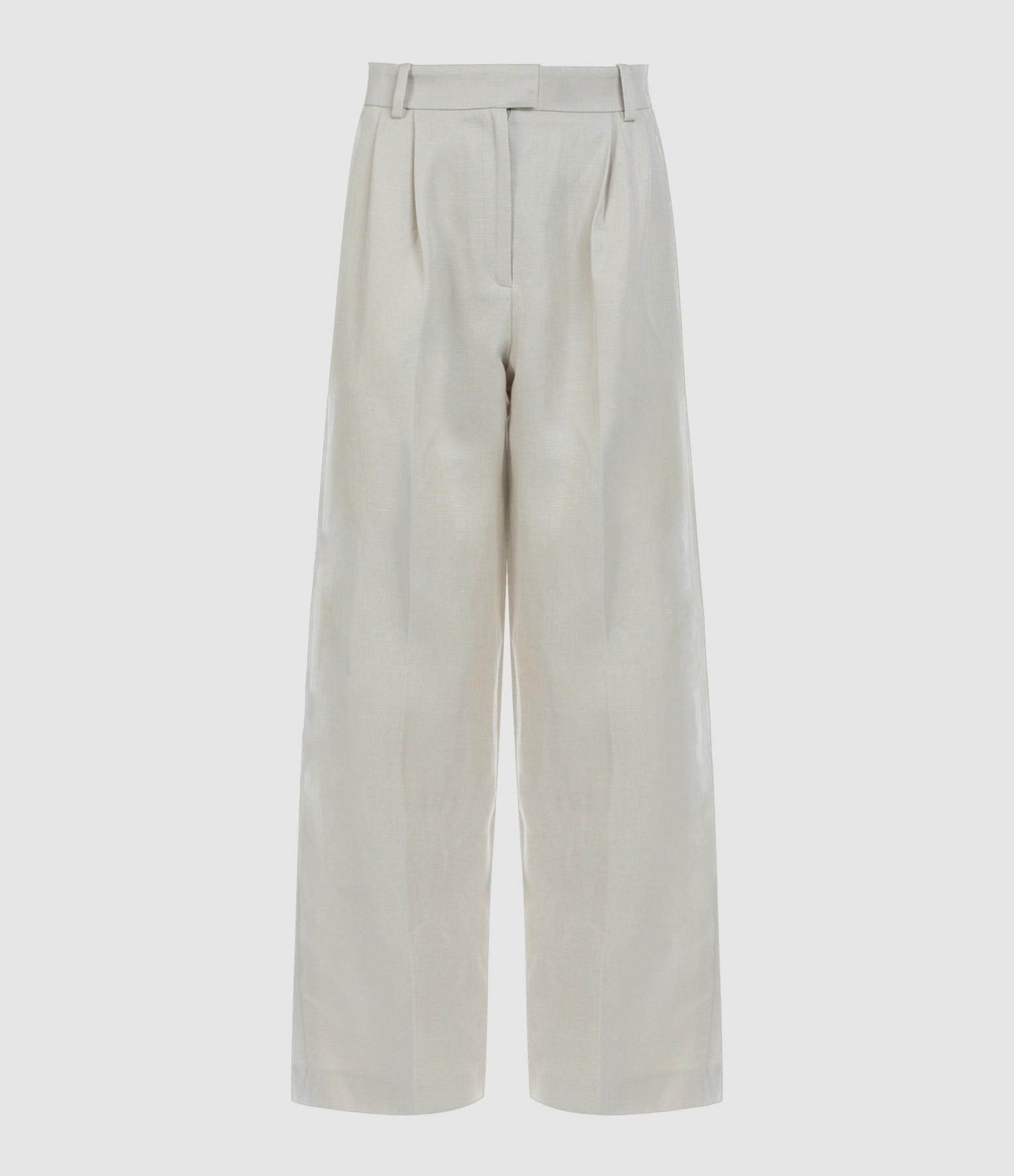 Pantalon Palazzo Amal Lin Écru