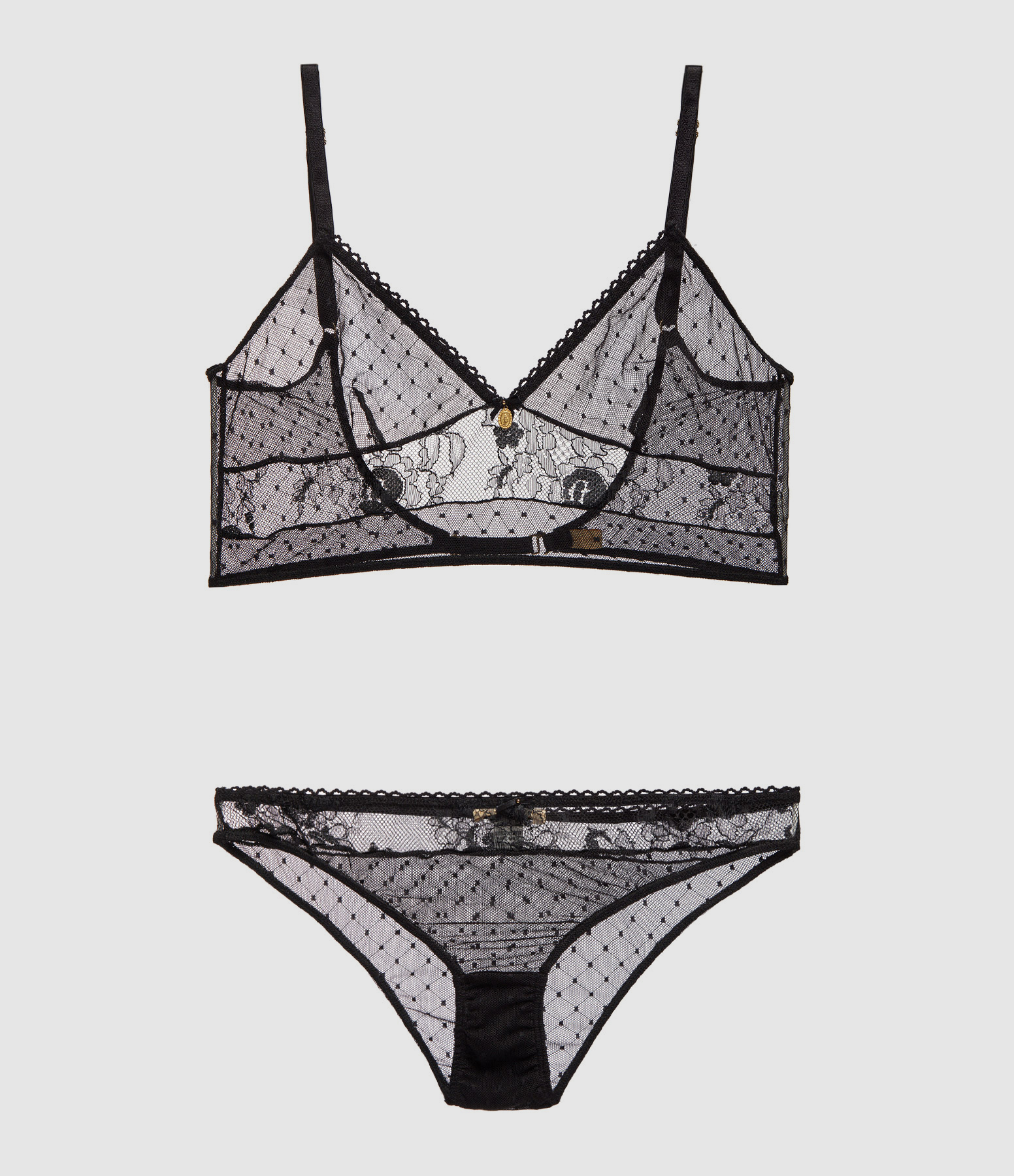 Ensemble Lassana Dentelle Noir