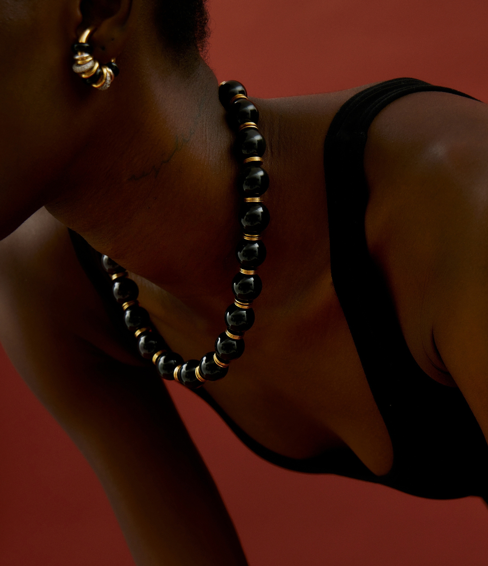 Collier Olia Noir
