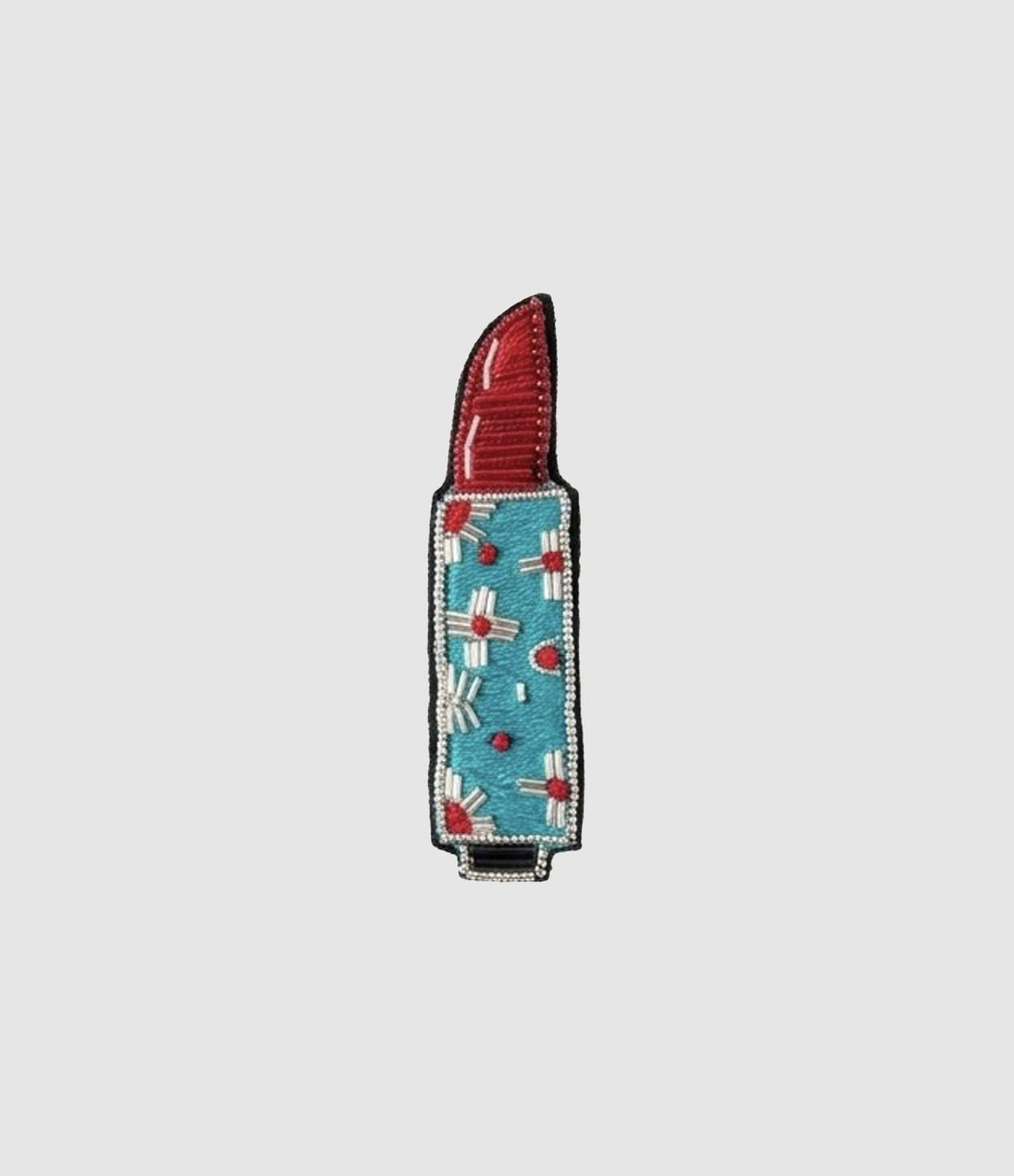 Broche Lipstick Blue, Capsule Plein Été