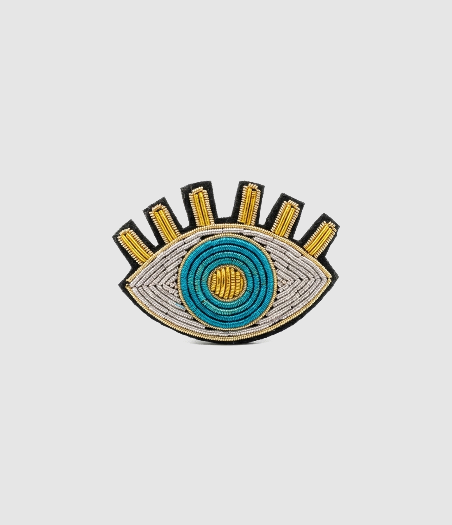 Broche Sun Eye Yellow, Capsule Plein Été