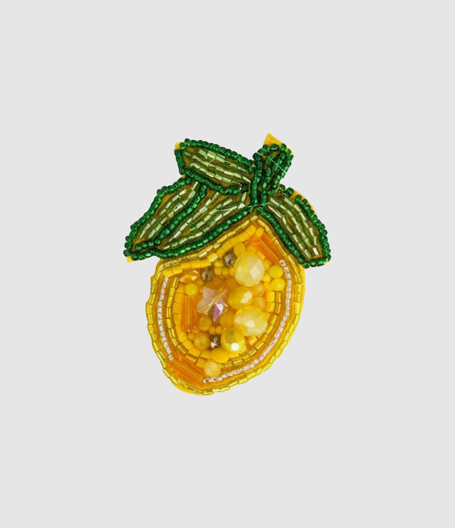 Broche Lemon Yellow, Capsule Plein Été
