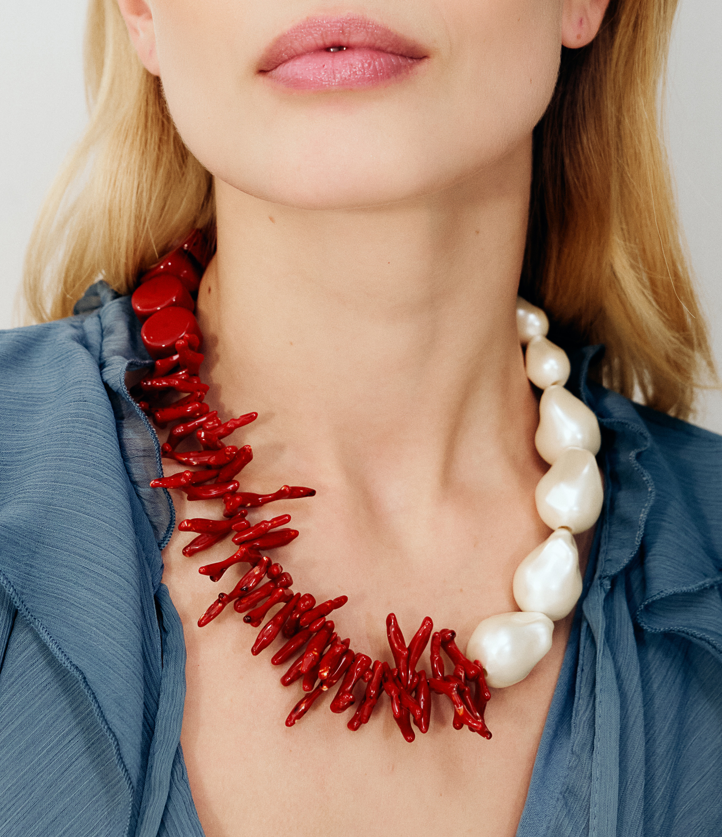 Collier Coral Pearl Coral