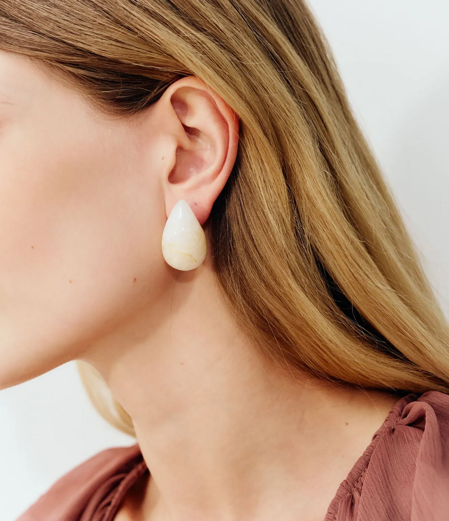 Boucles d'oreilles Drop Pearl Marble
