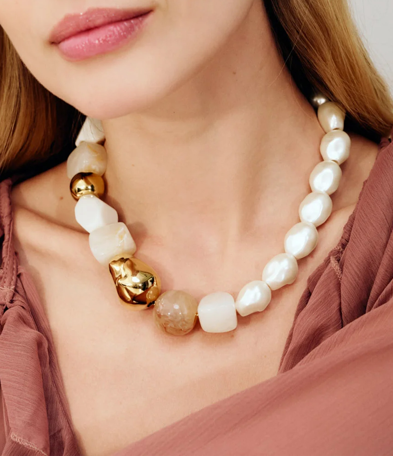 Collier Ibiza Beige