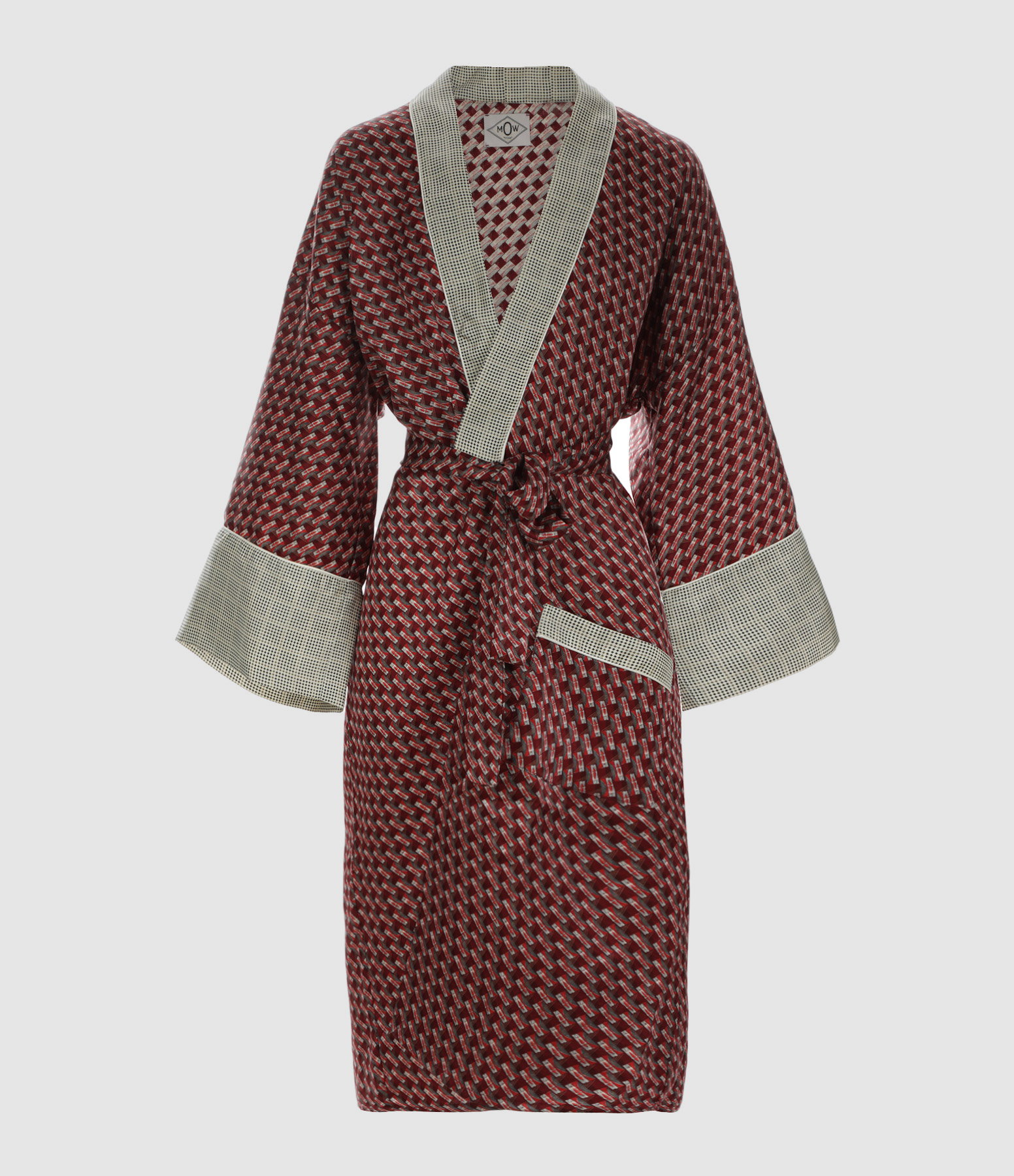 Kimono Mademoiselle Soie Imprimé Emmanuelle Alvaro