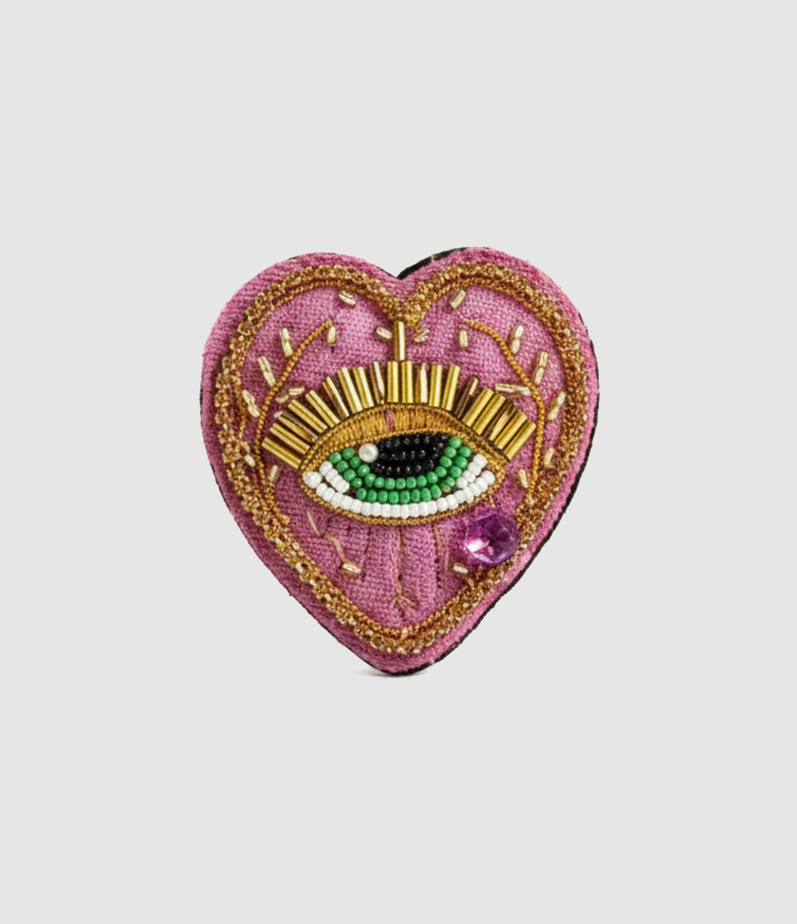 Broche Pink Heart Pink, Capsule Plein Été